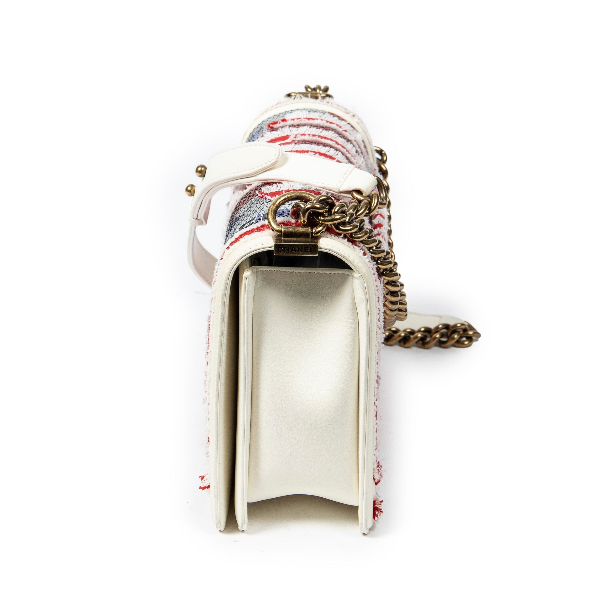 Paris-Cuba Multicolor Sequin Medium Boy Bag