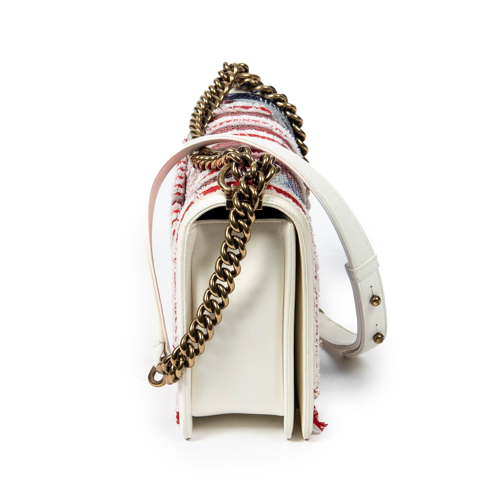 Paris-Cuba Multicolor Sequin Medium Boy Bag