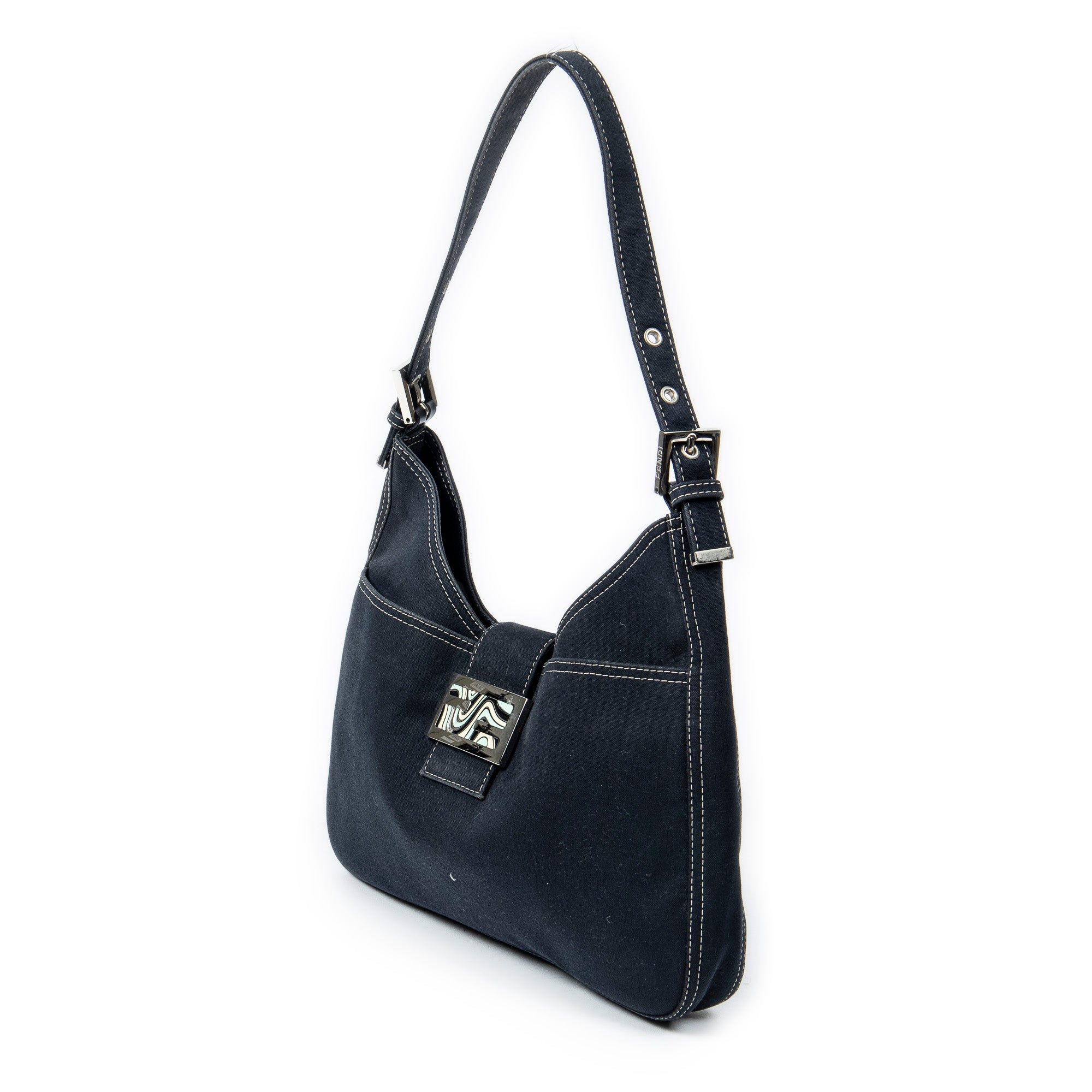 Denim Shoulder Hobo