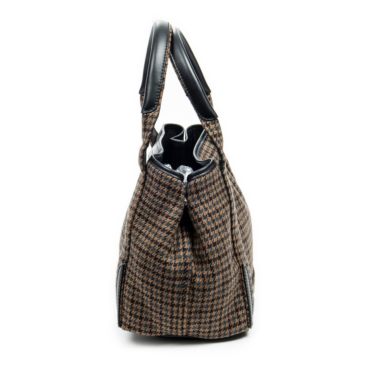Small Wool Navy Cabas
