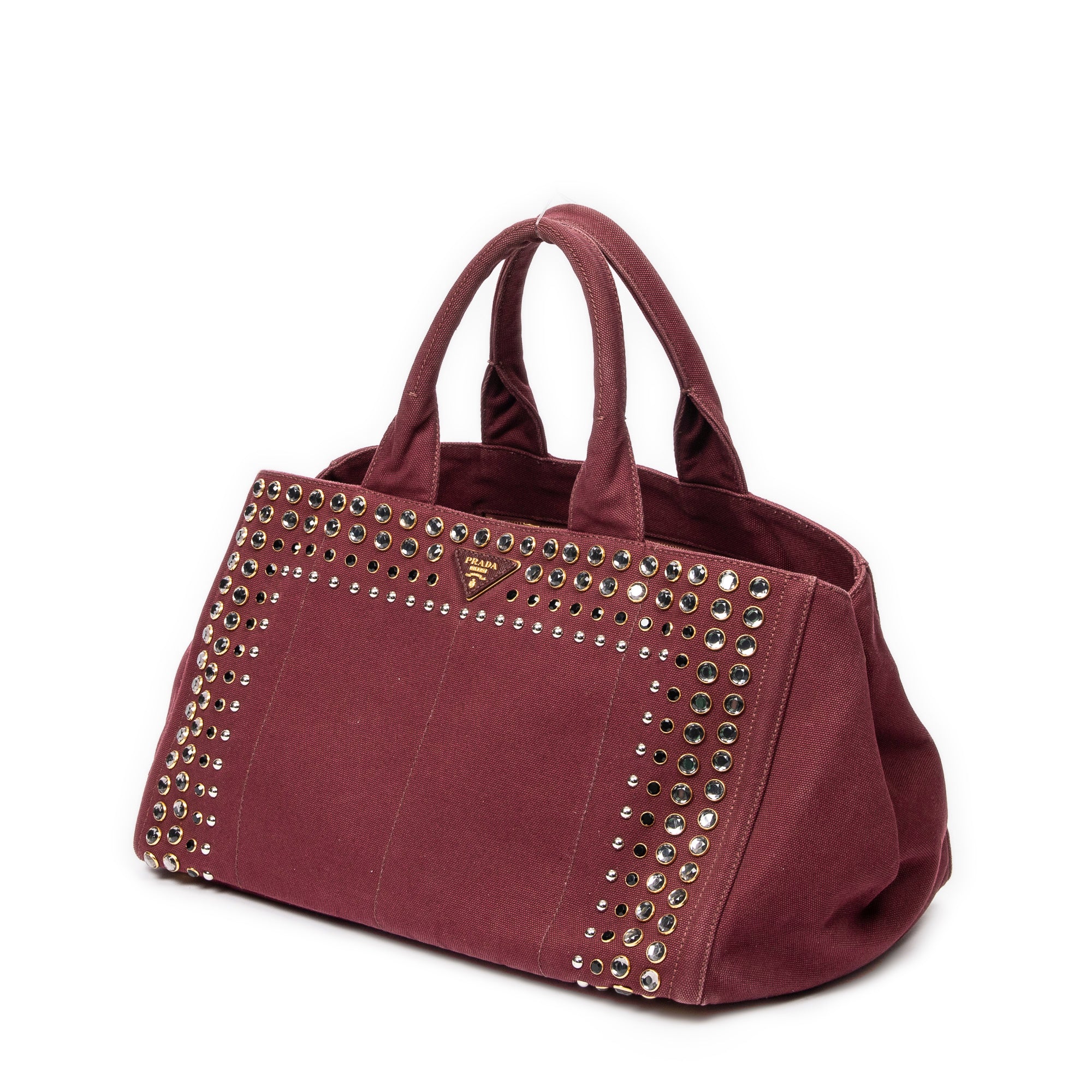 Large Studded Canapa Tote