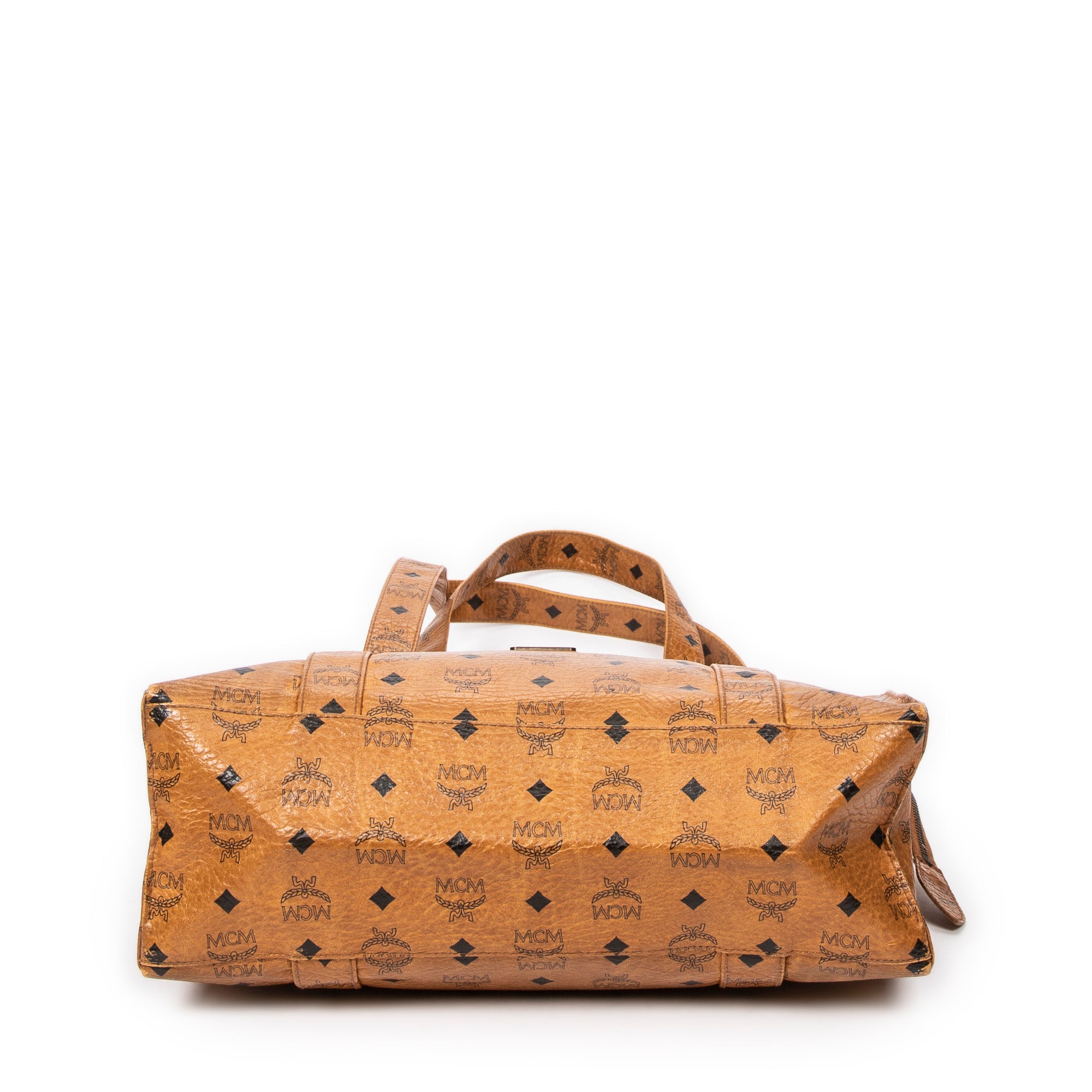 Square Long Straps Zip Tote