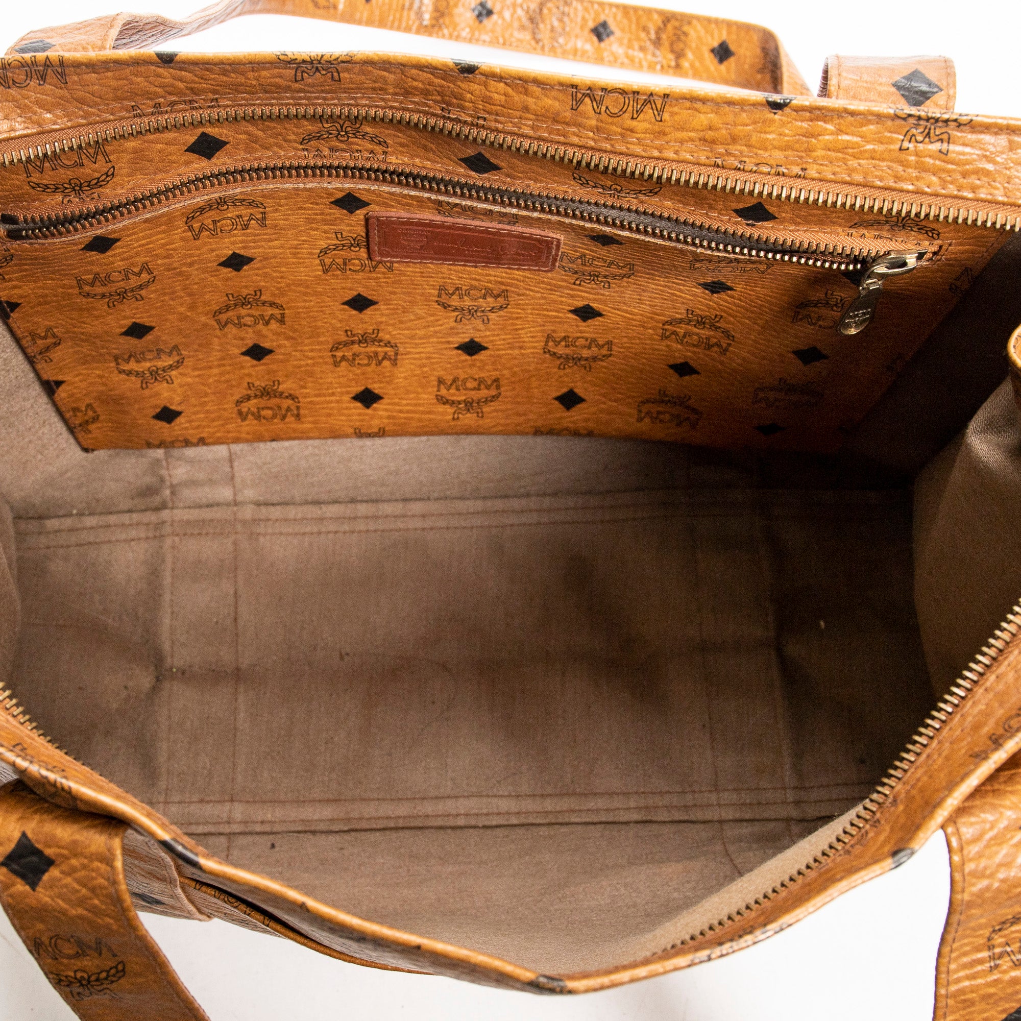 Square Long Straps Zip Tote