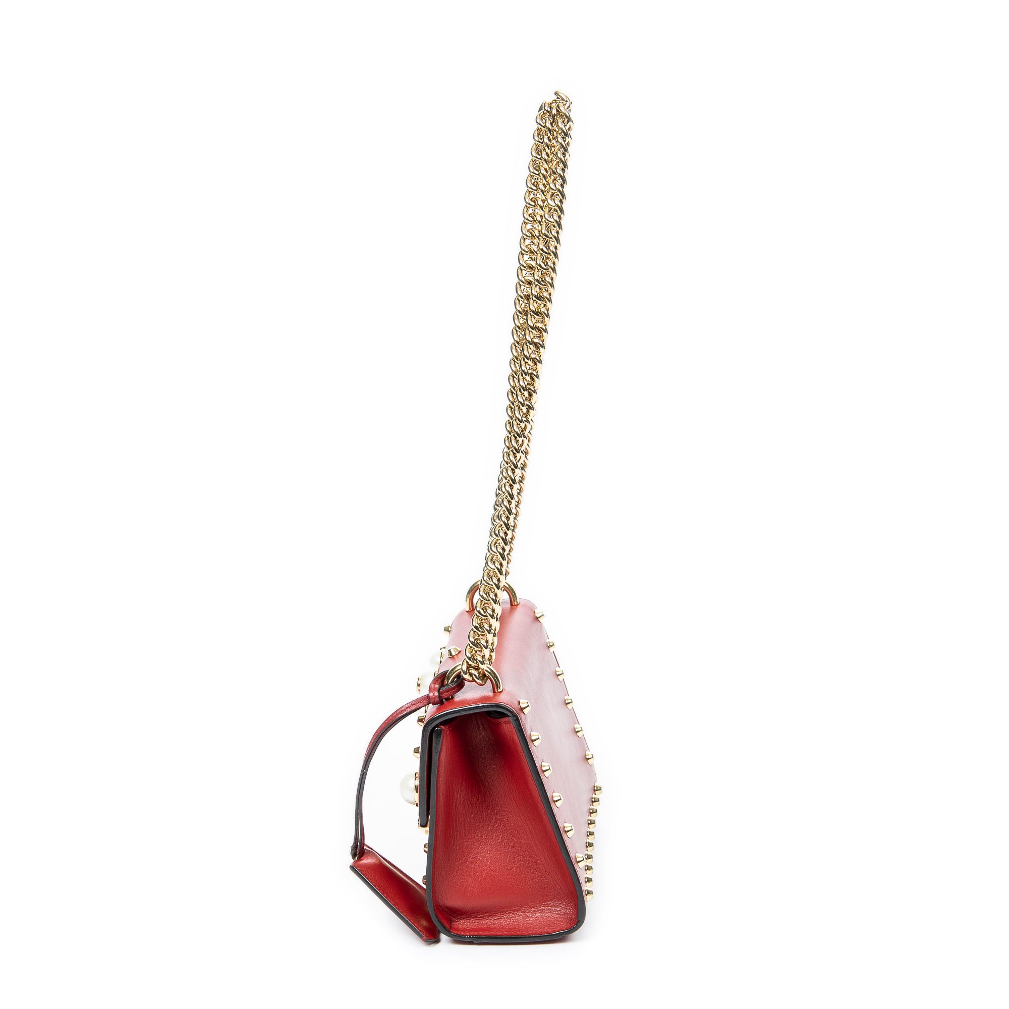 Small Studded Padlock Crossbody