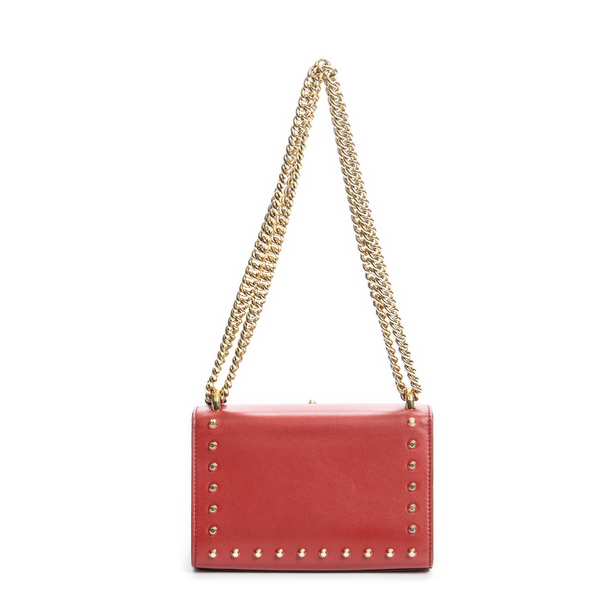 Small Studded Padlock Crossbody