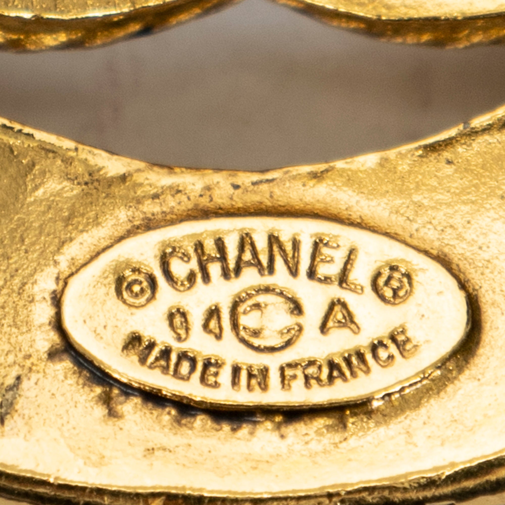 CC Round Logo Medallion Pendant Necklace