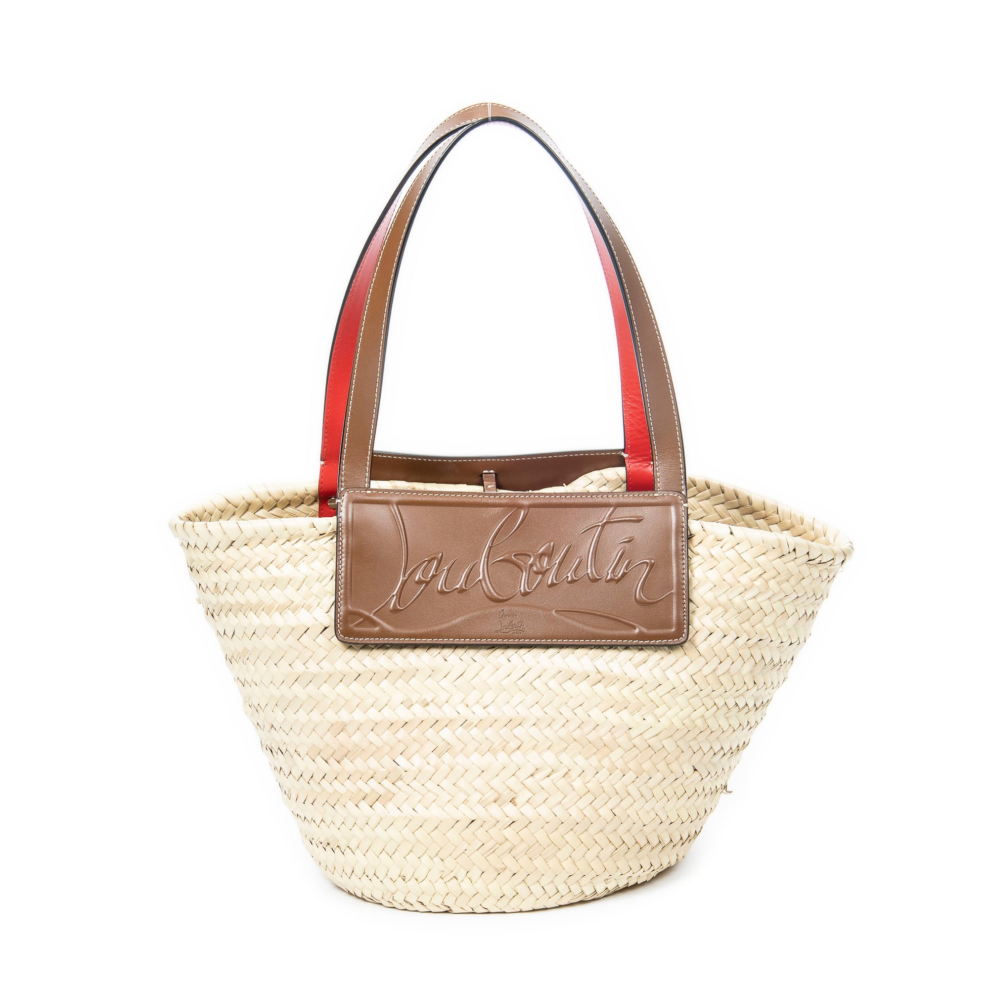 Medium Raffia Basket Tote