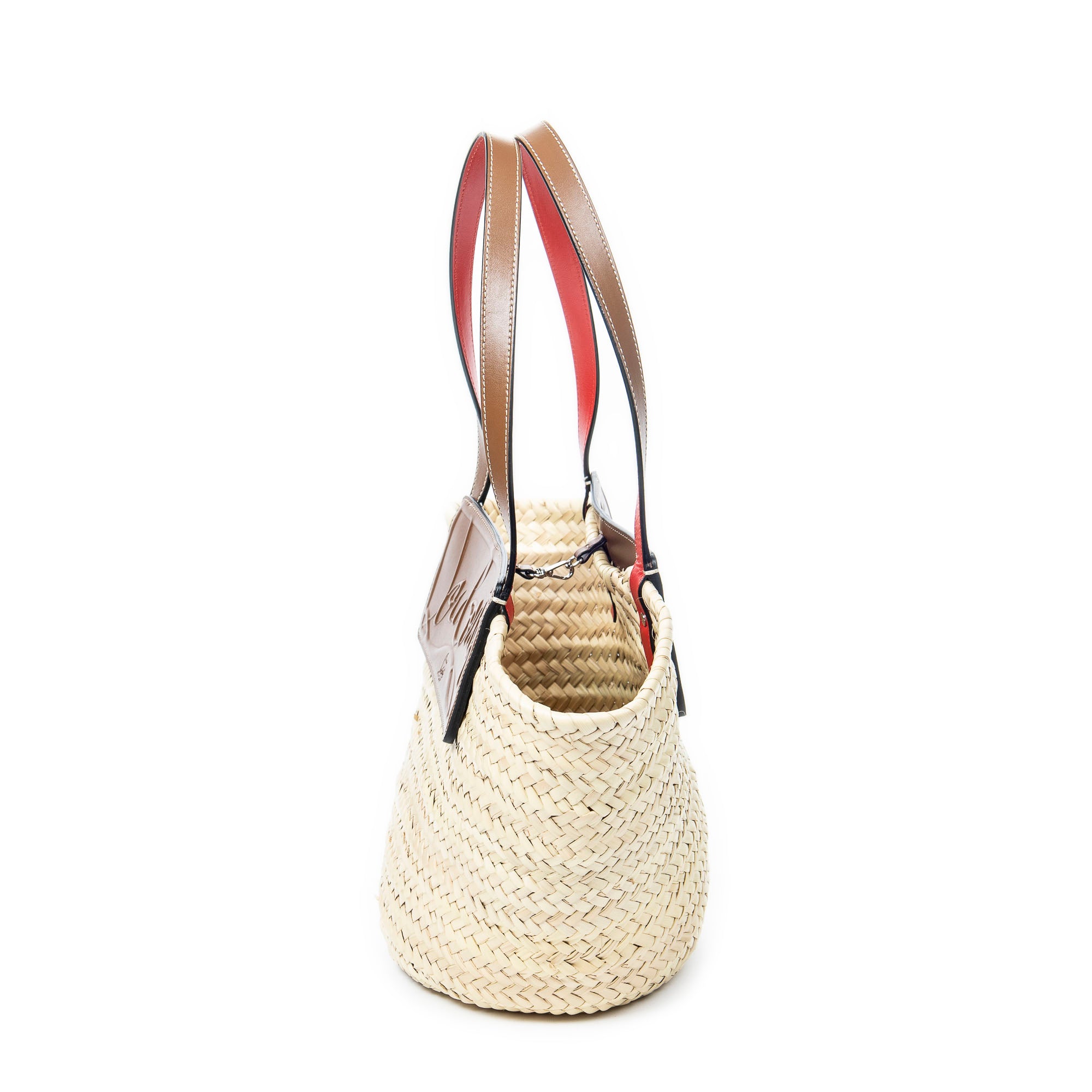 Medium Raffia Basket Tote