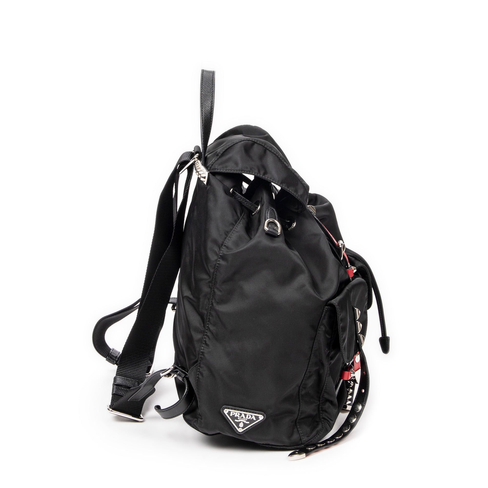 Studded Drawstring Backpack