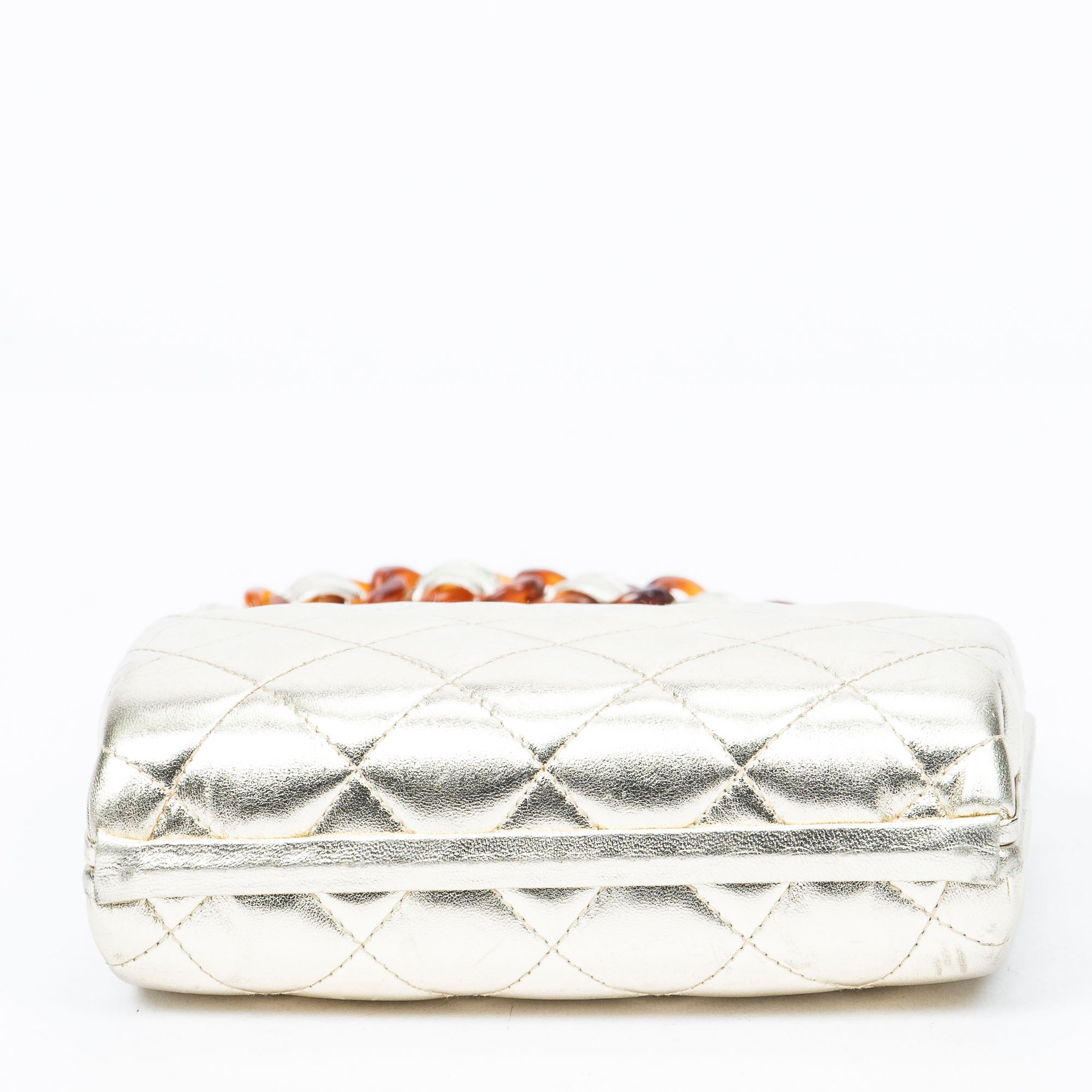 Vintage Mini CC Lucite Chain Clutch