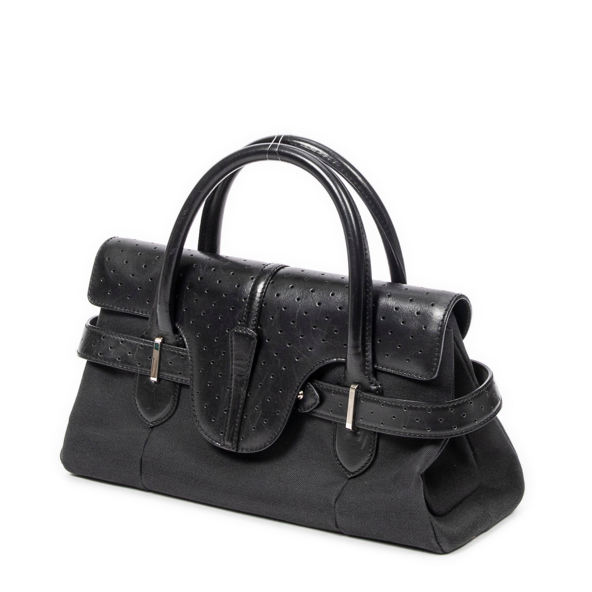 GG Reins Rectangular Top Handle Flap