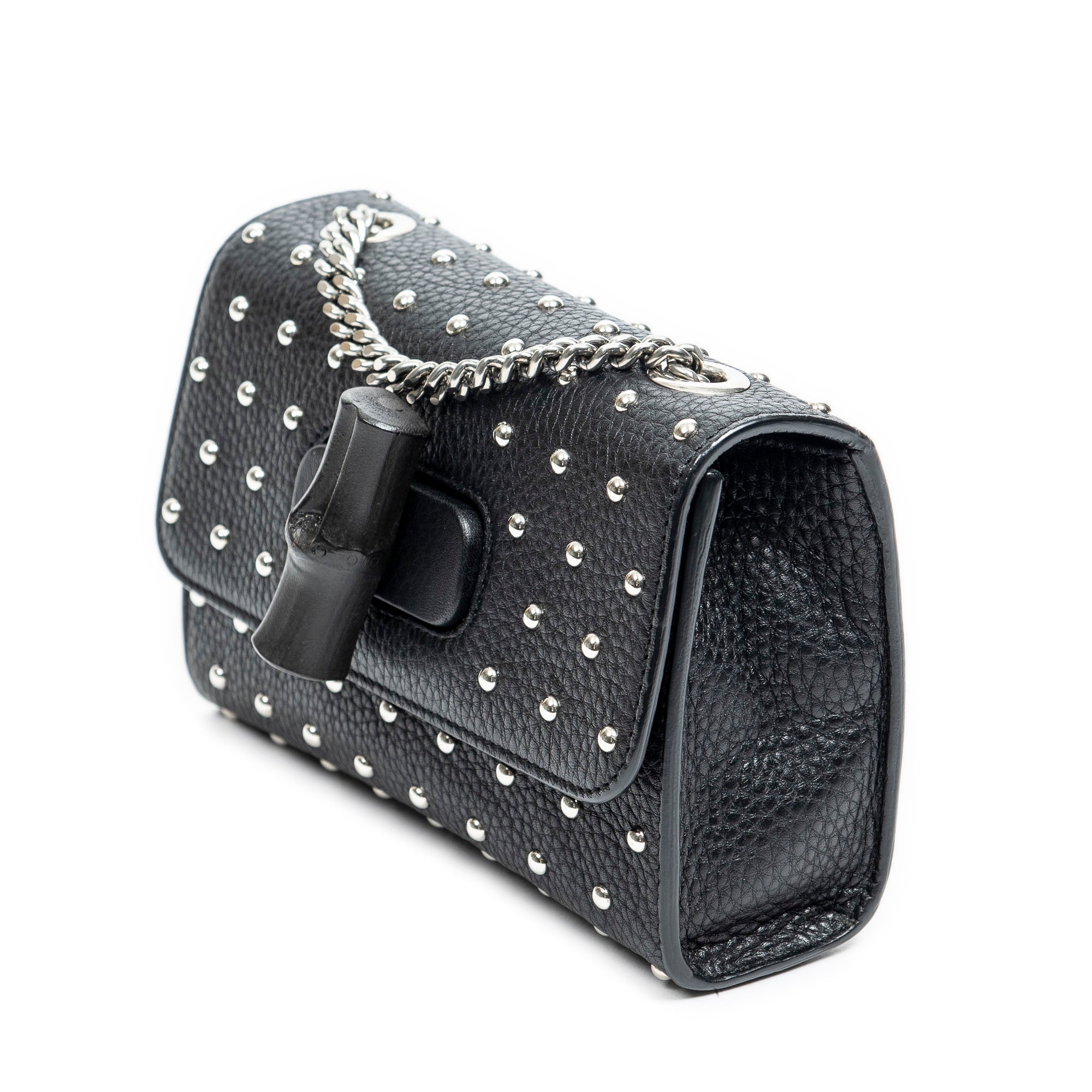 Small Studded Miss Bamboo Chain Bag