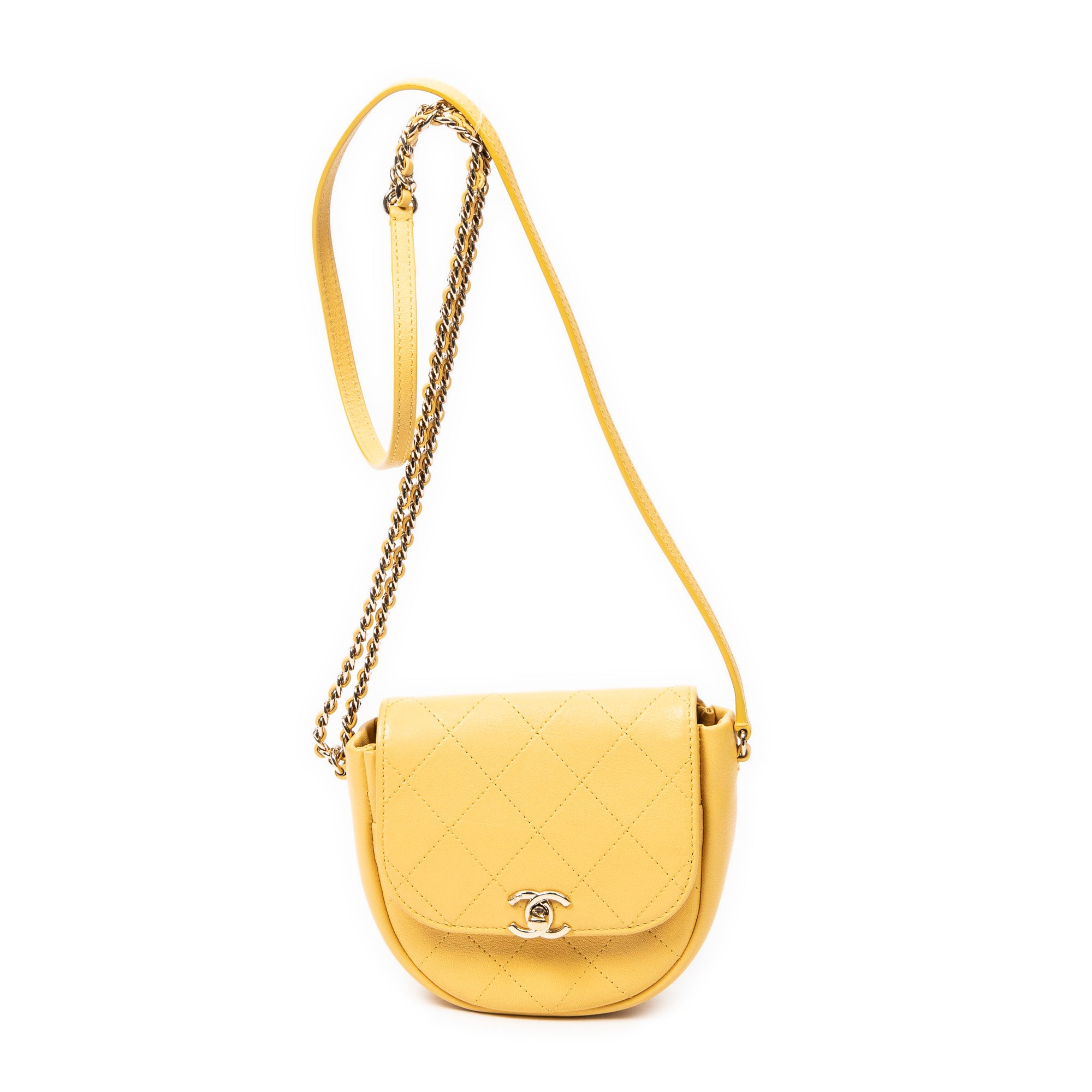 Mini Halfmoon Flap Chain Bag
