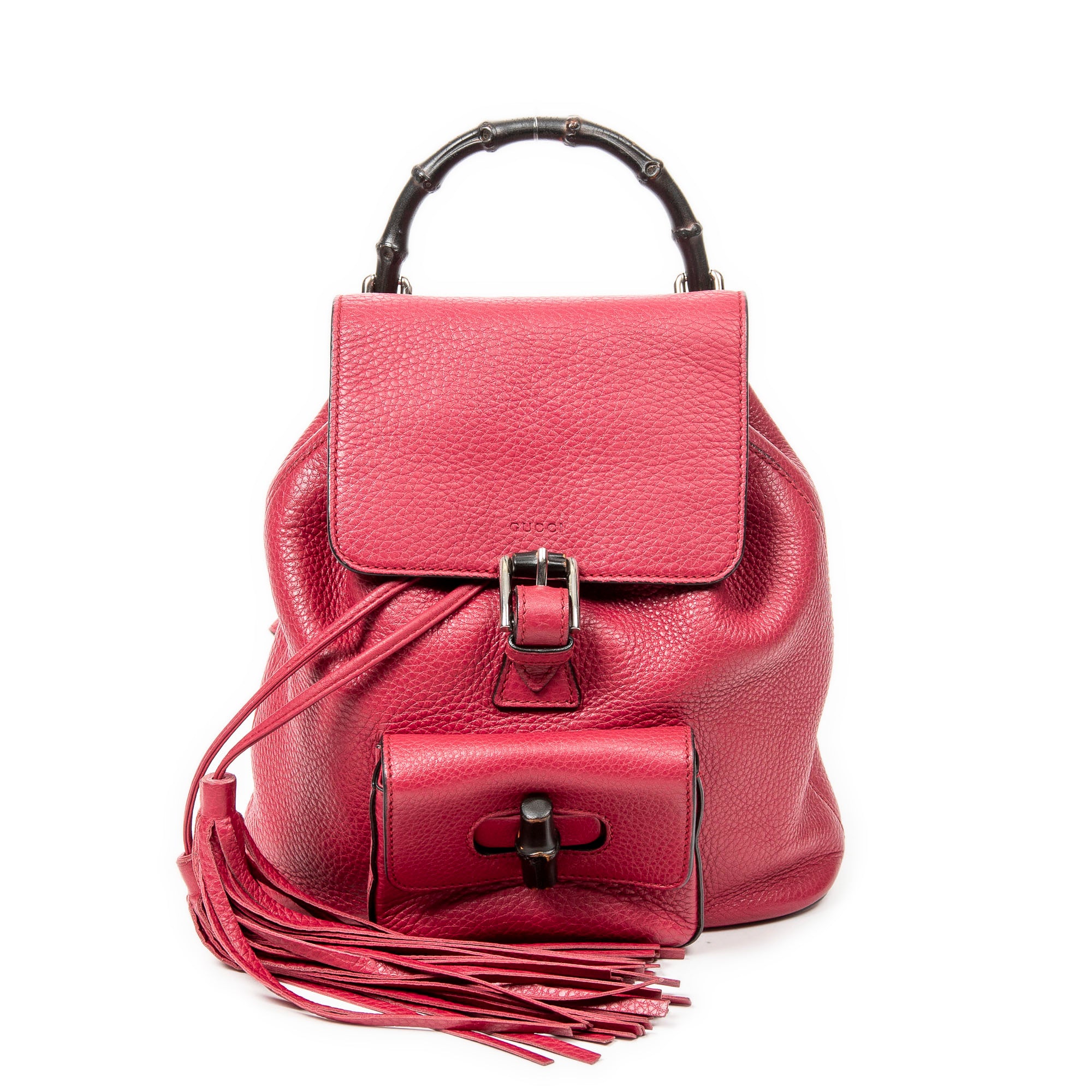 Small Bamboo Tassel Backpack