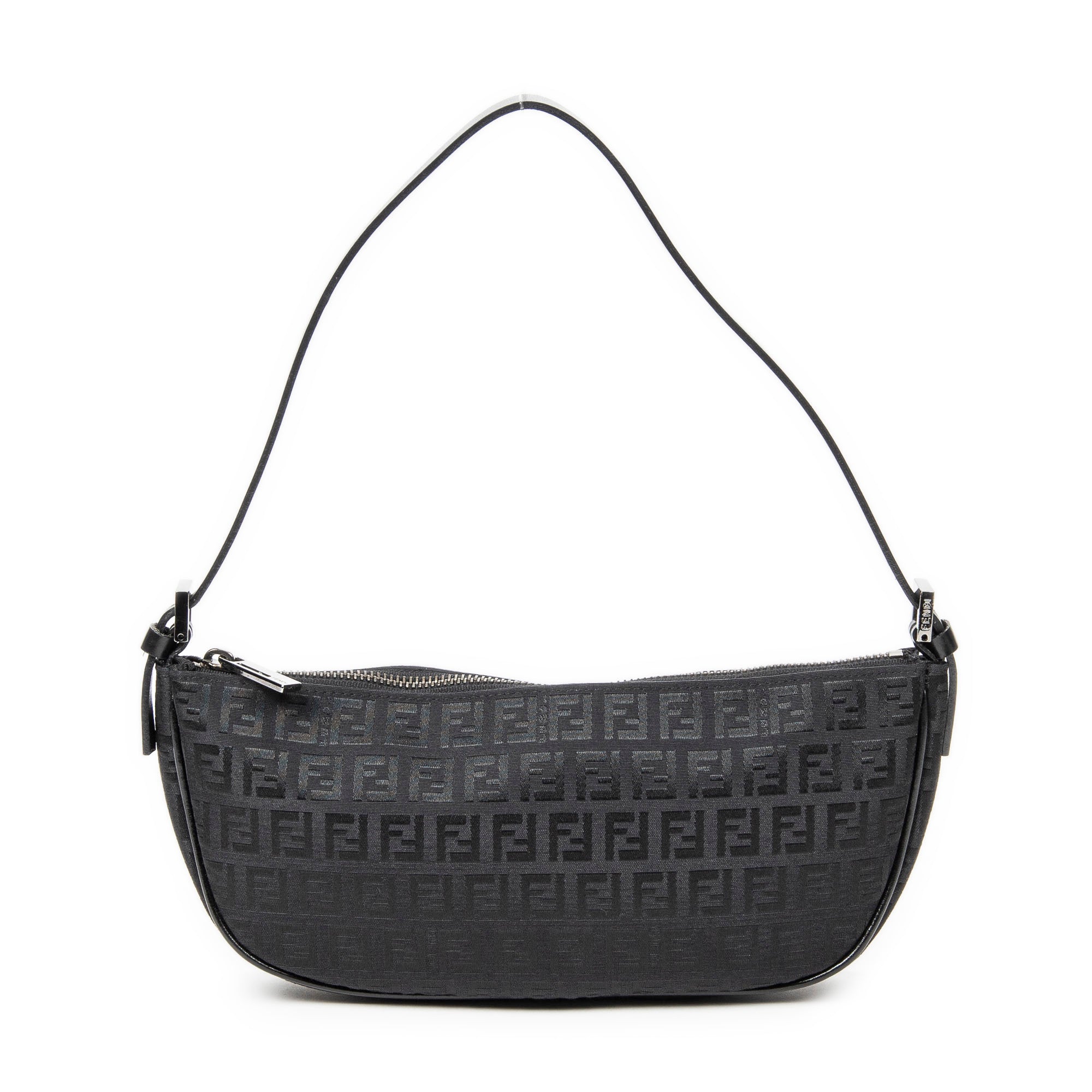 Half Moon Zip Shoulder Bag