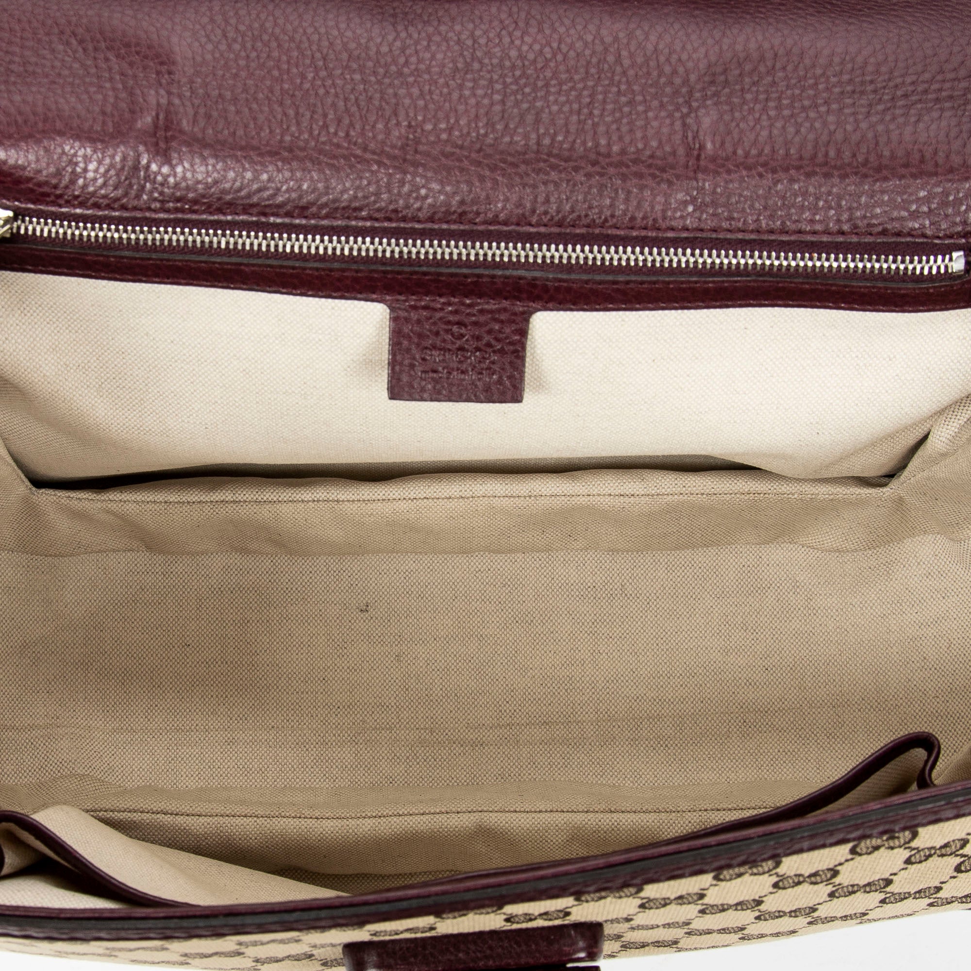 Large New Bamboo Top Handle Flap