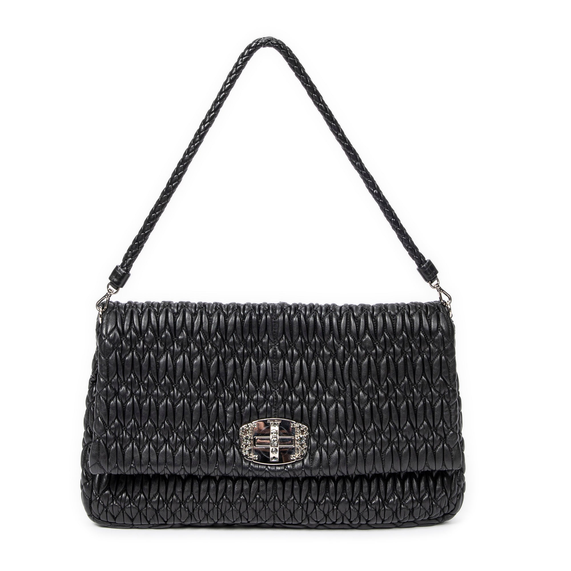 Medium Crystal Flap Clutch