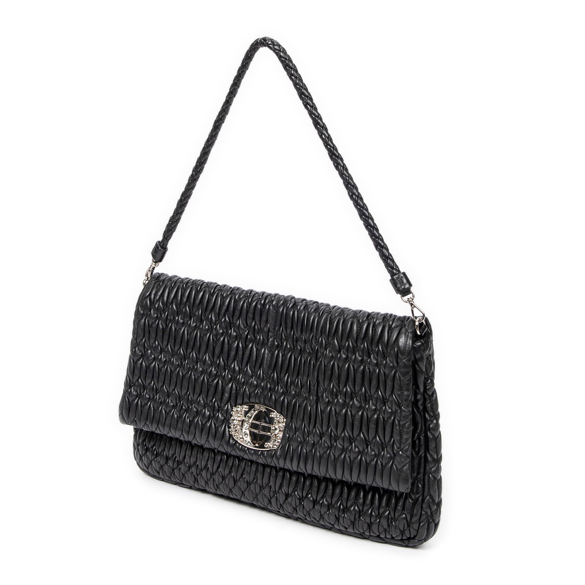 Medium Crystal Flap Clutch