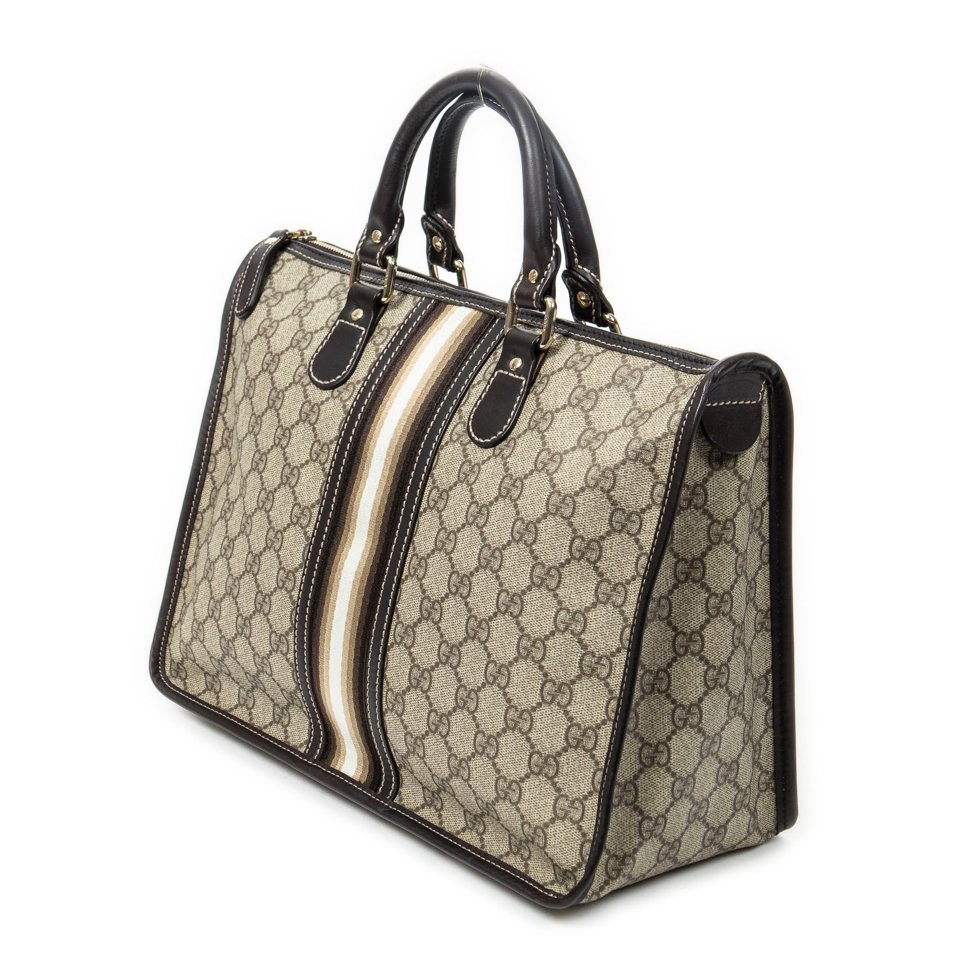Vintage Web Zip Tote
