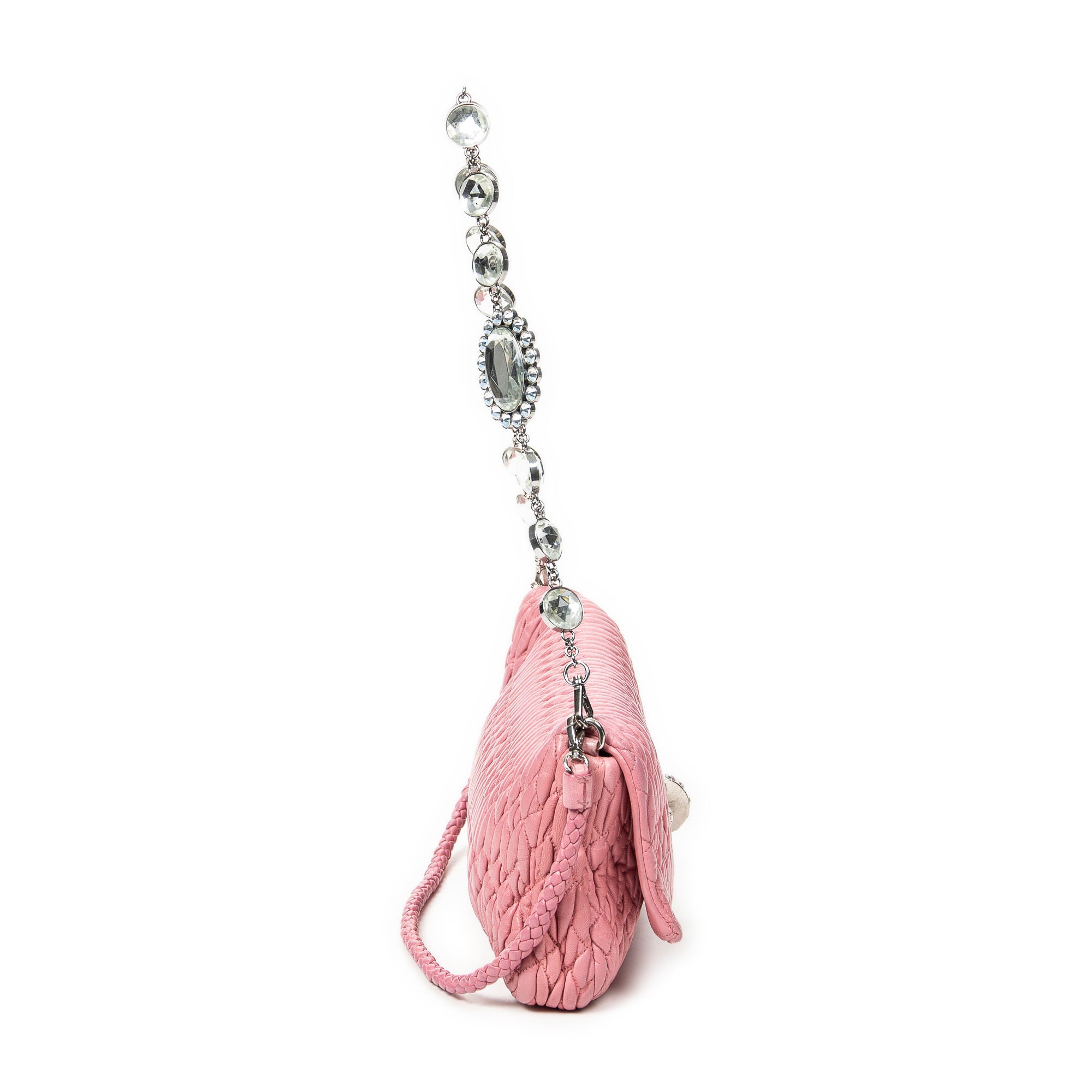 Small Crystal Flap Clutch