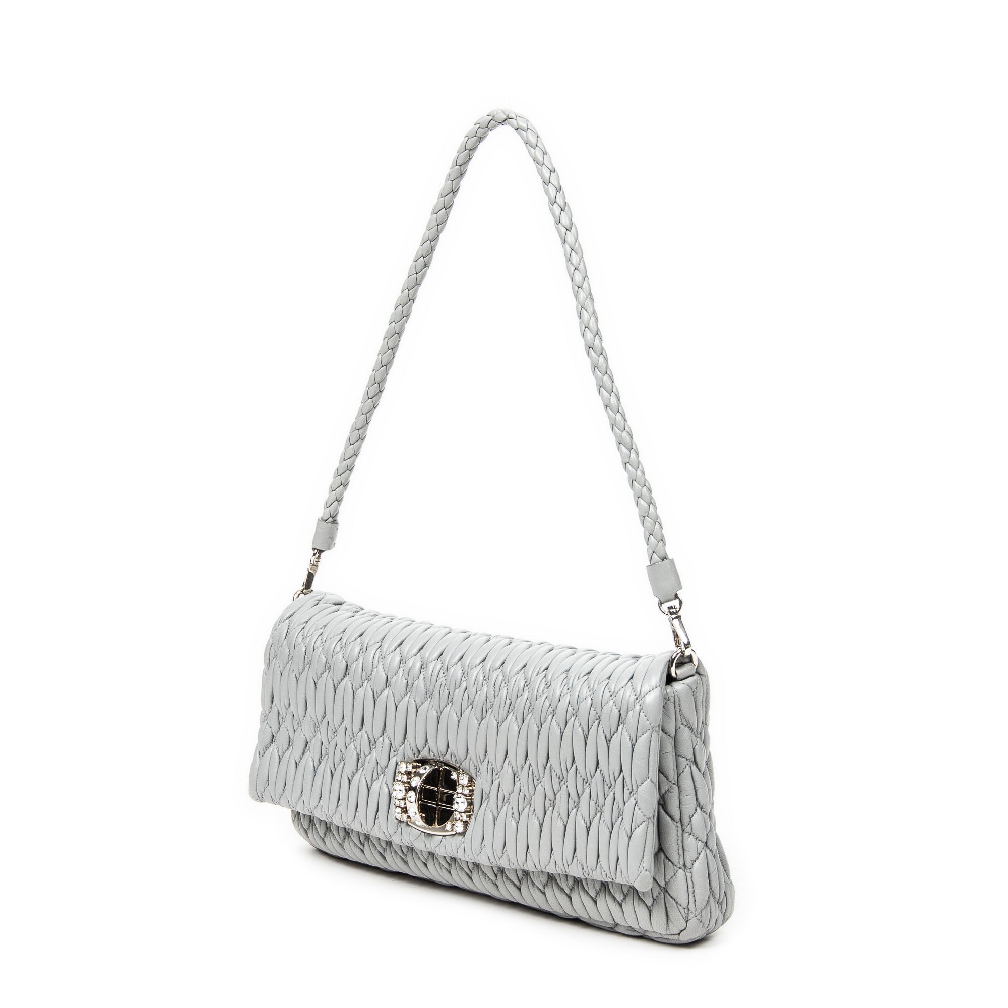 Small Crystal Flap Clutch