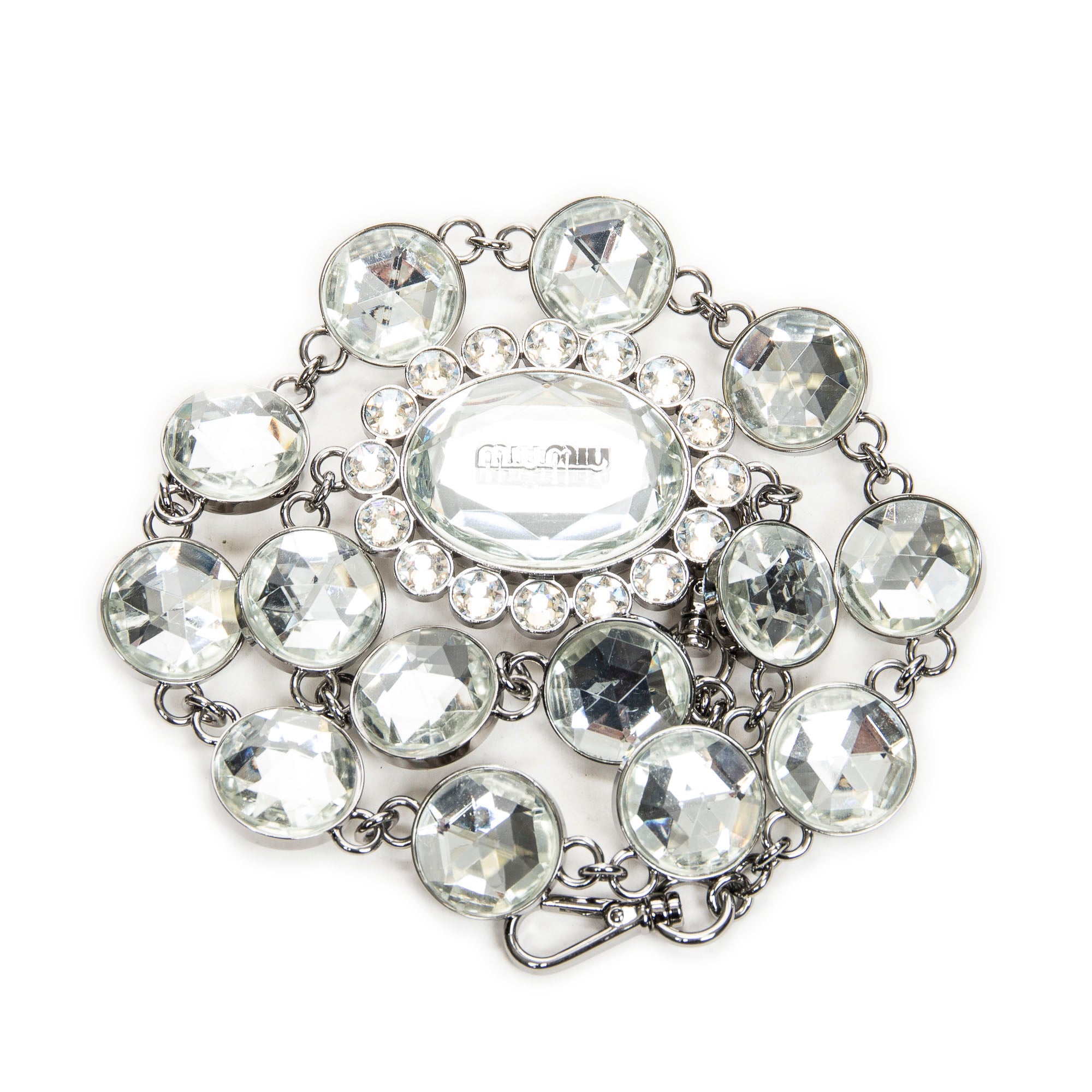 Small Crystal Flap Clutch