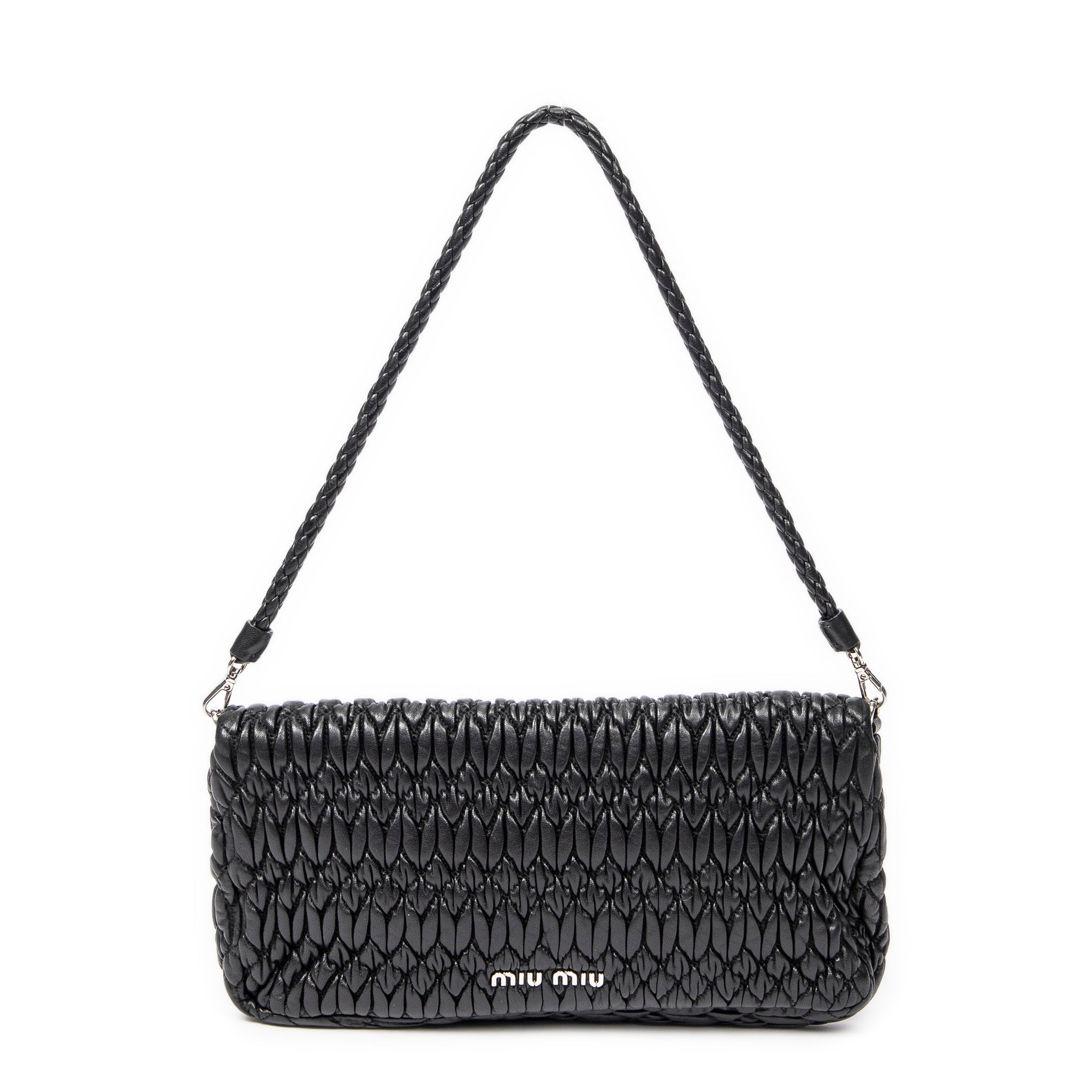 Small Crystal Chain Flap Clutch