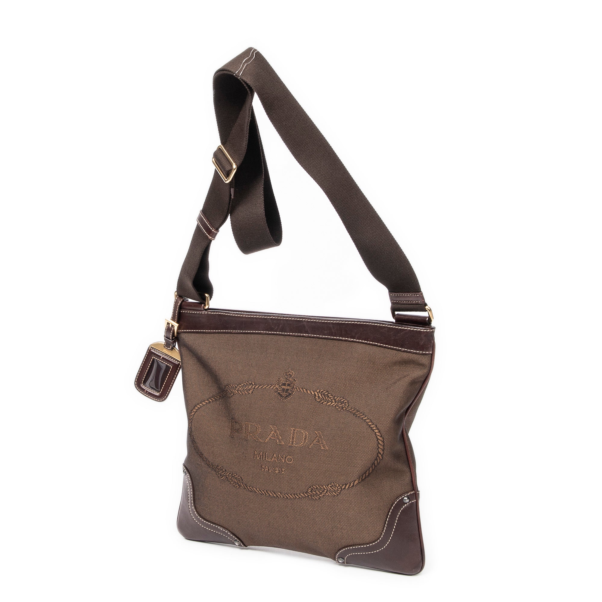 Jacquard Messenger Crossbody
