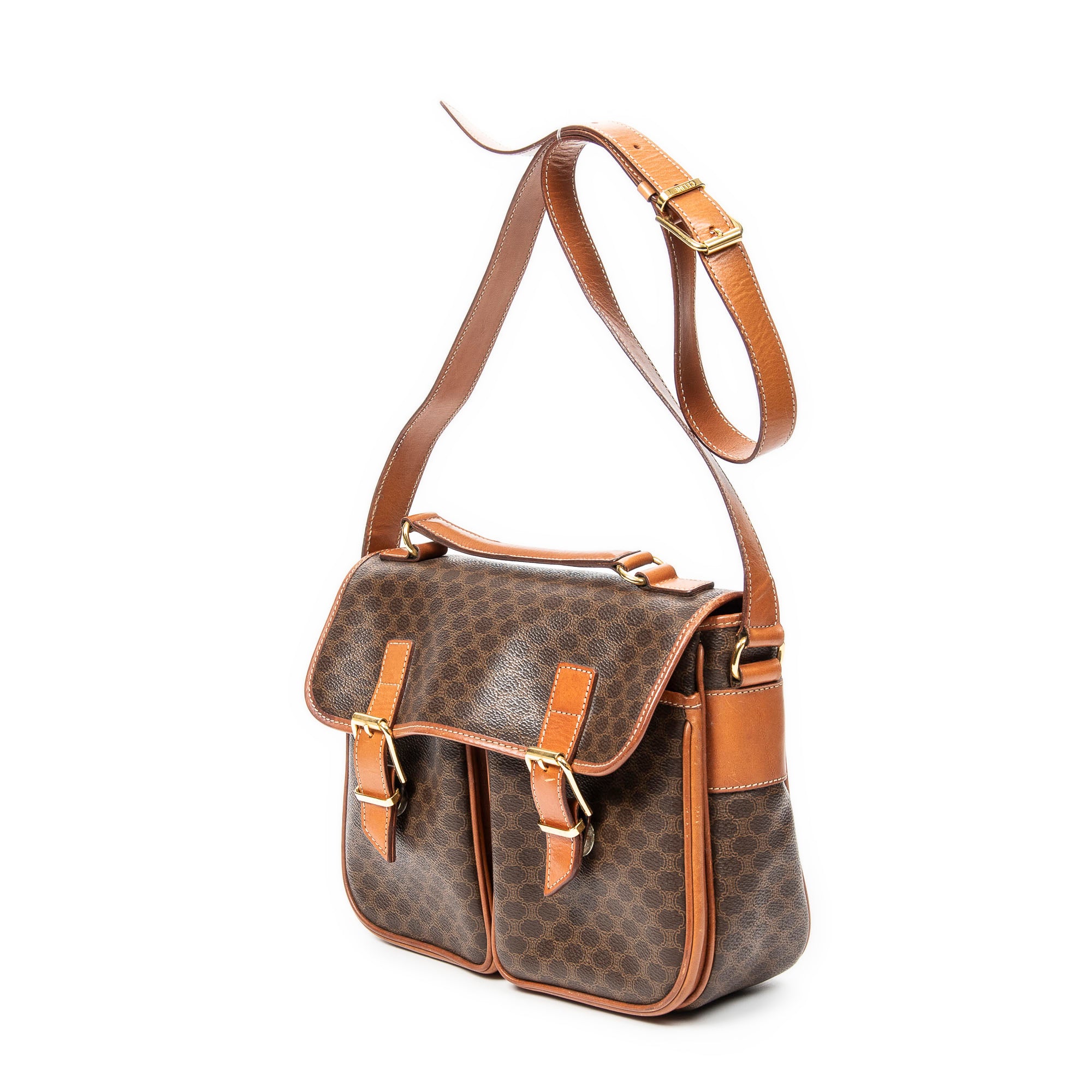 Buckle Flap Satchel