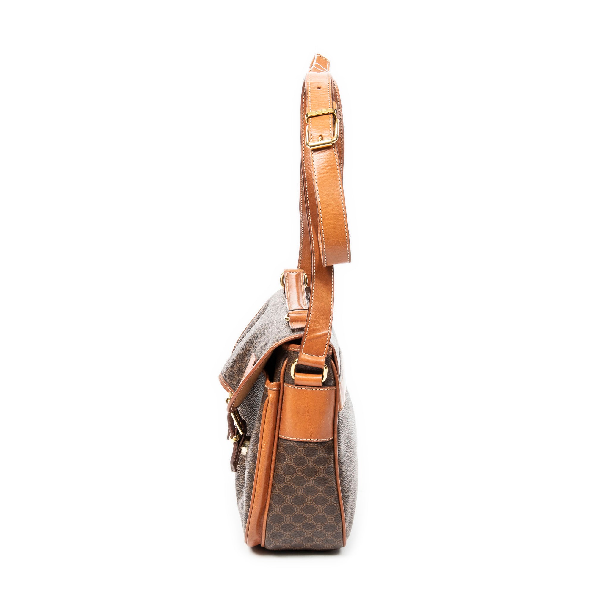 Buckle Flap Satchel