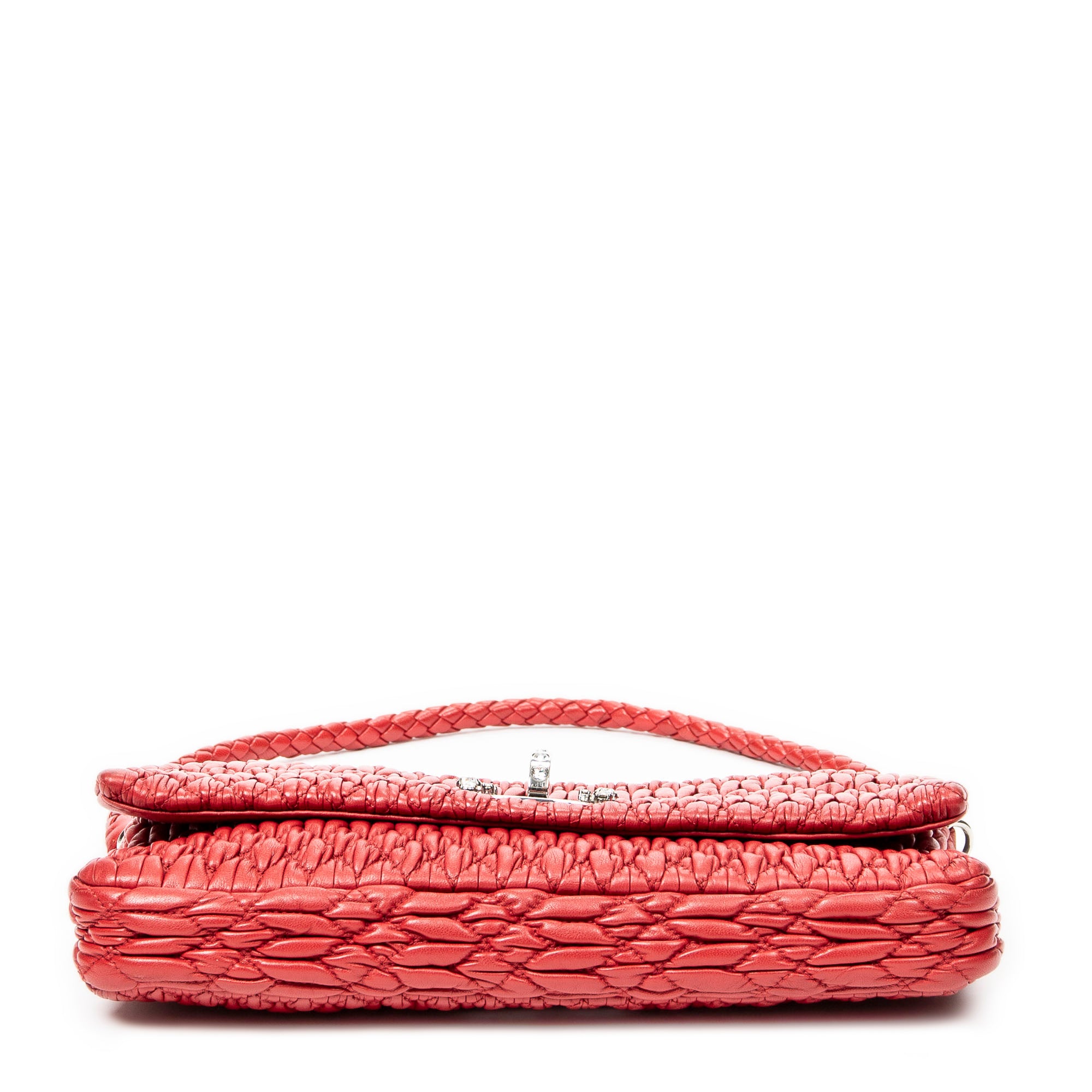 Small Crystal Flap Clutch