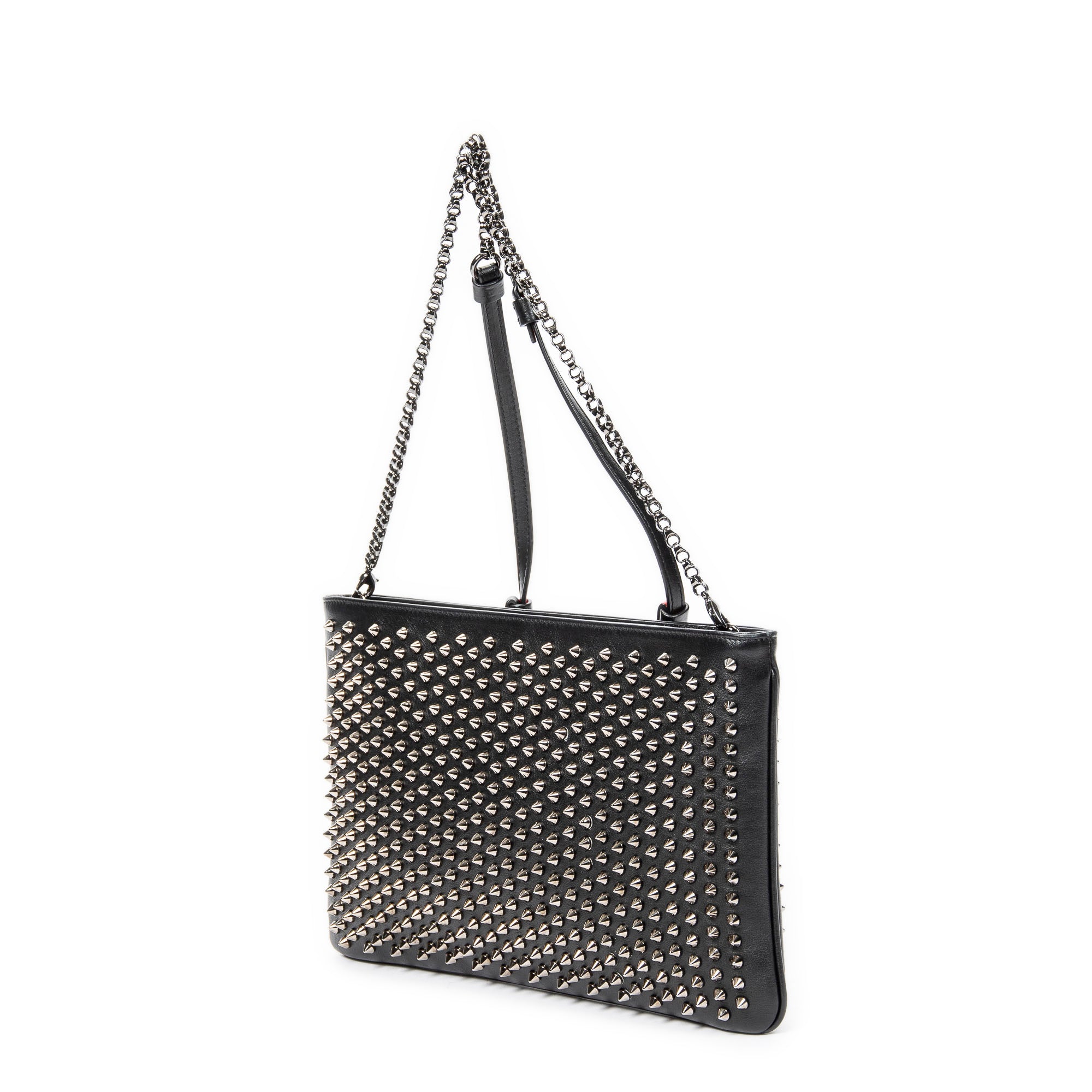 Loubiposh Spiked Clutch