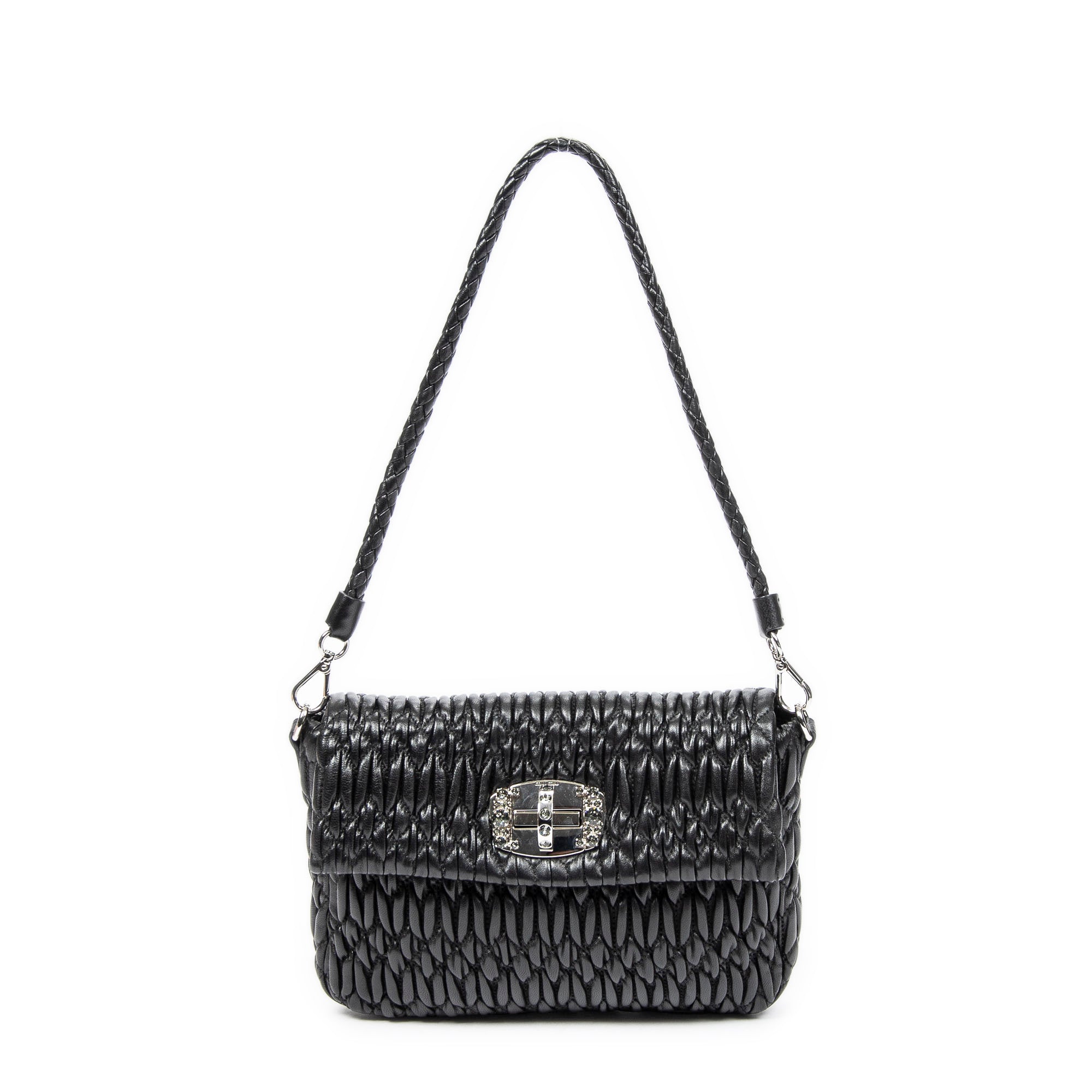 Mini Crystal Flap Clutch