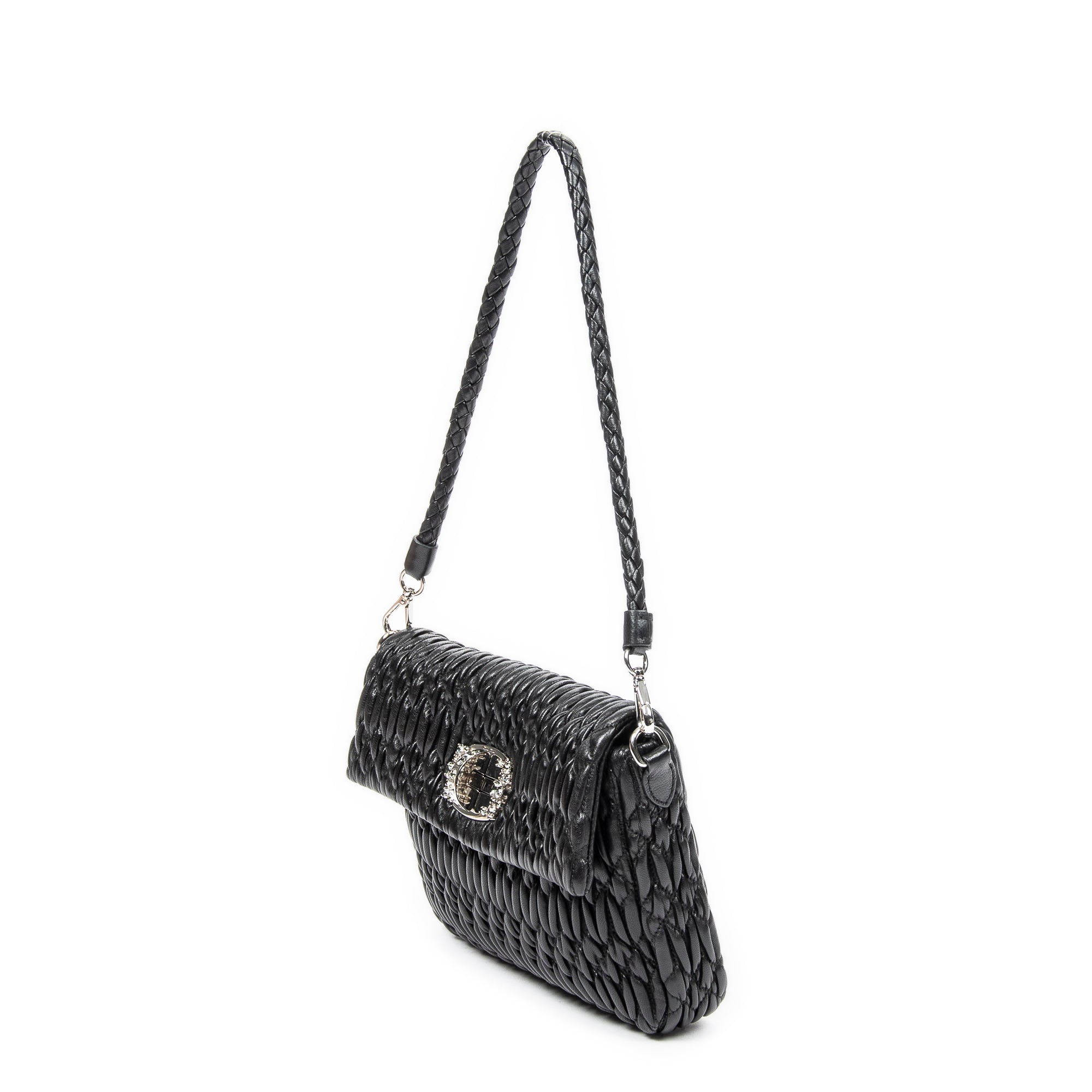 Mini Crystal Flap Clutch
