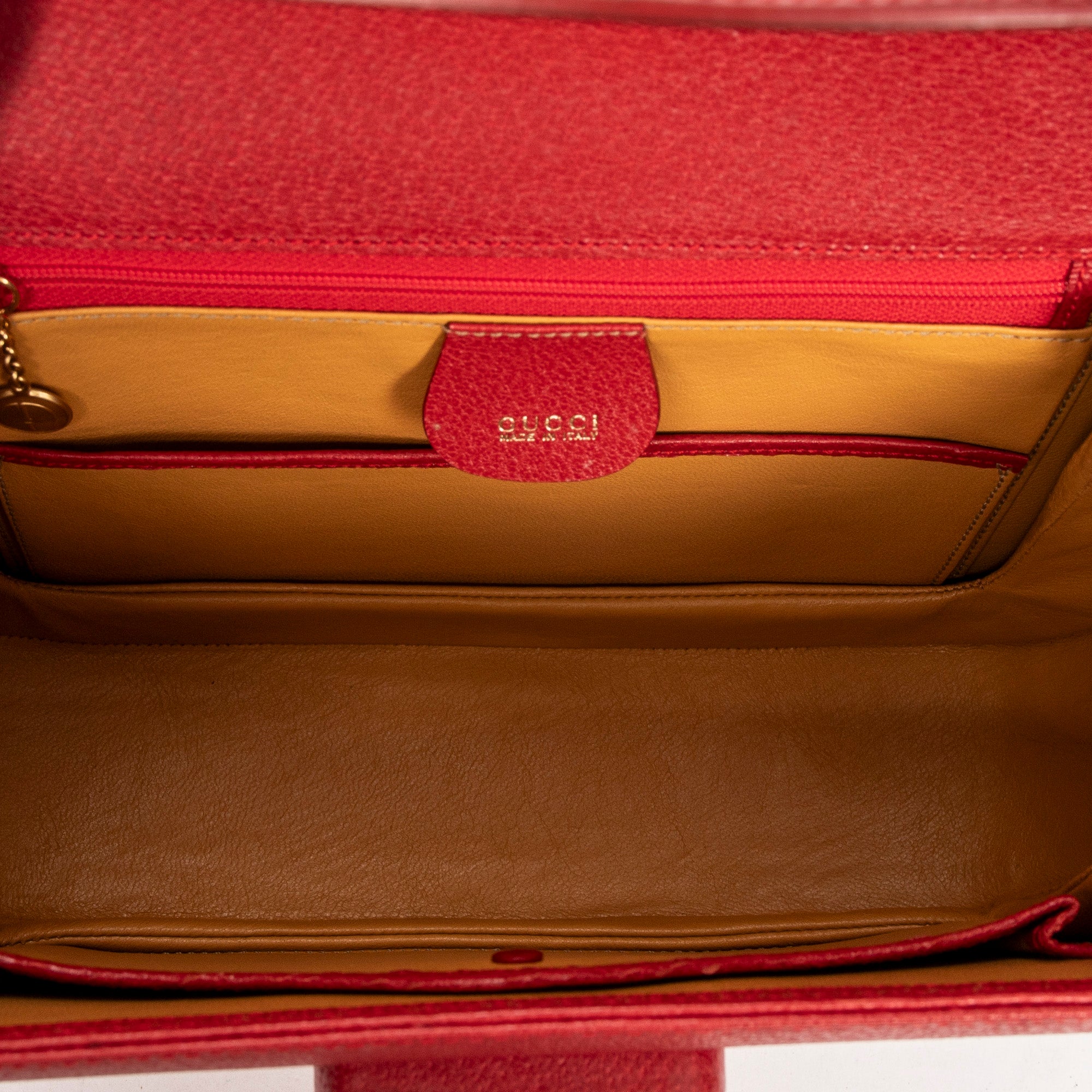 Vintage Medium Bamboo Top Handle Flap