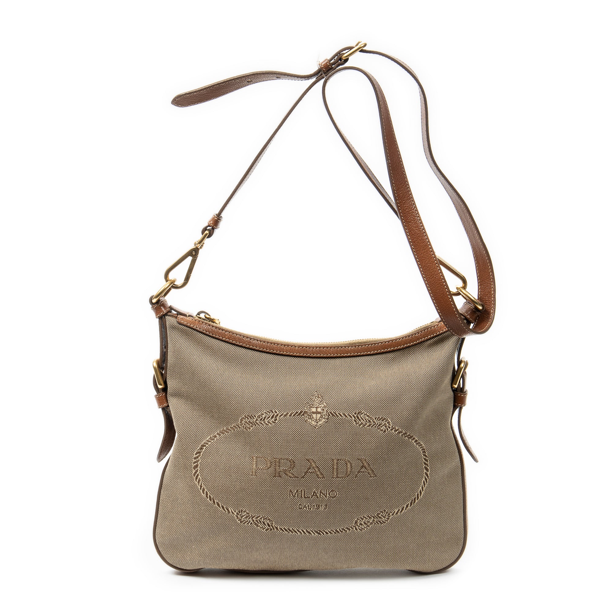 Jacquard Zip Messenger