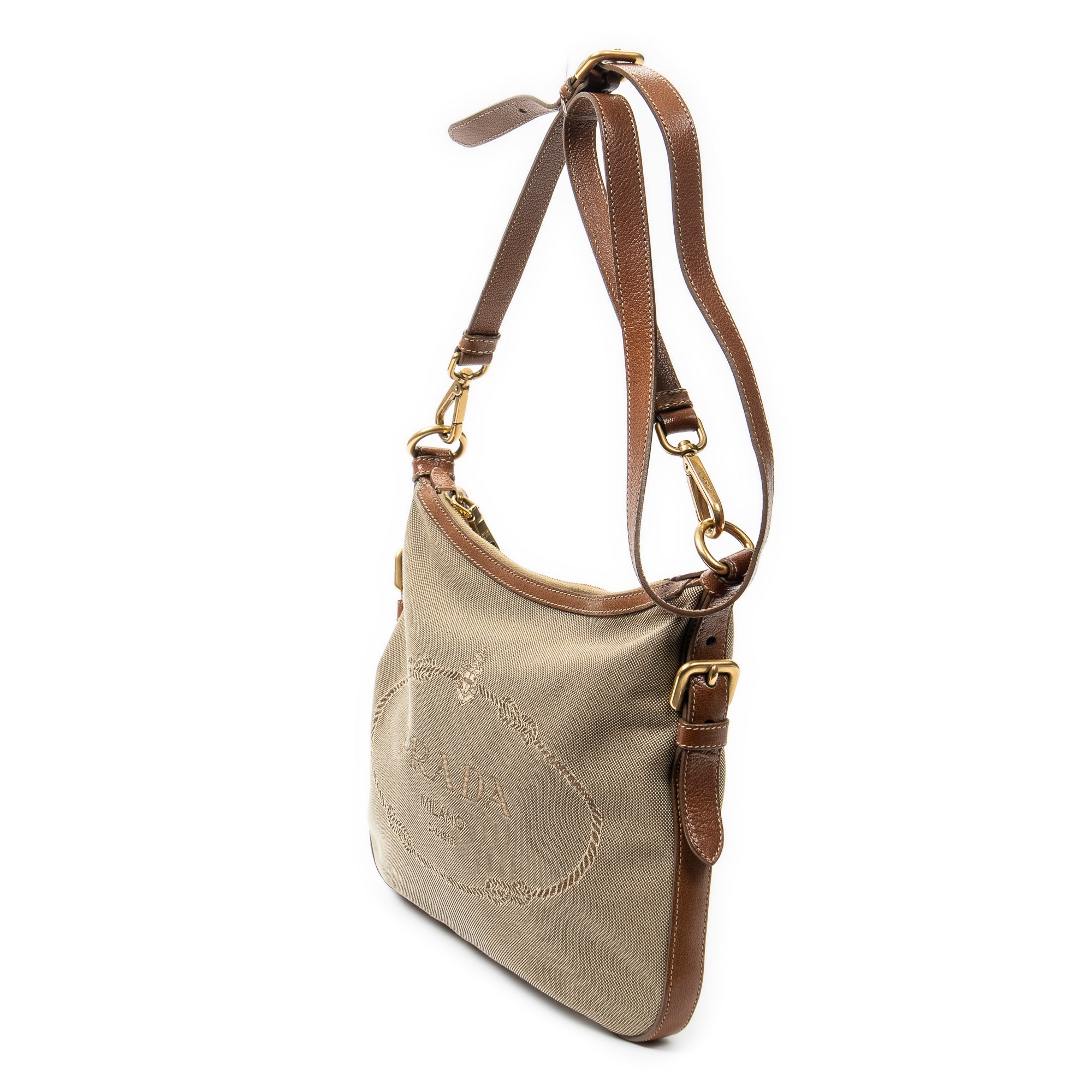 Jacquard Zip Messenger