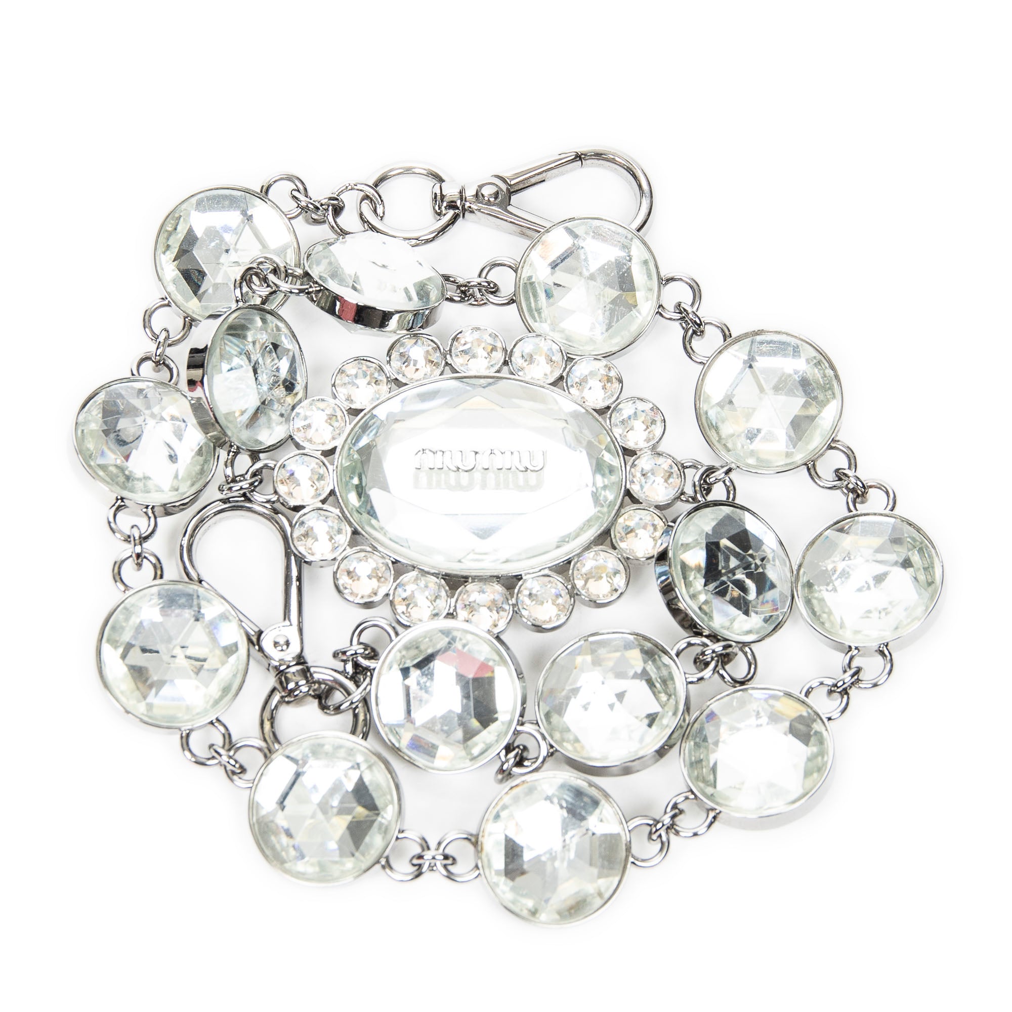 Medium Crystal Chain Tote