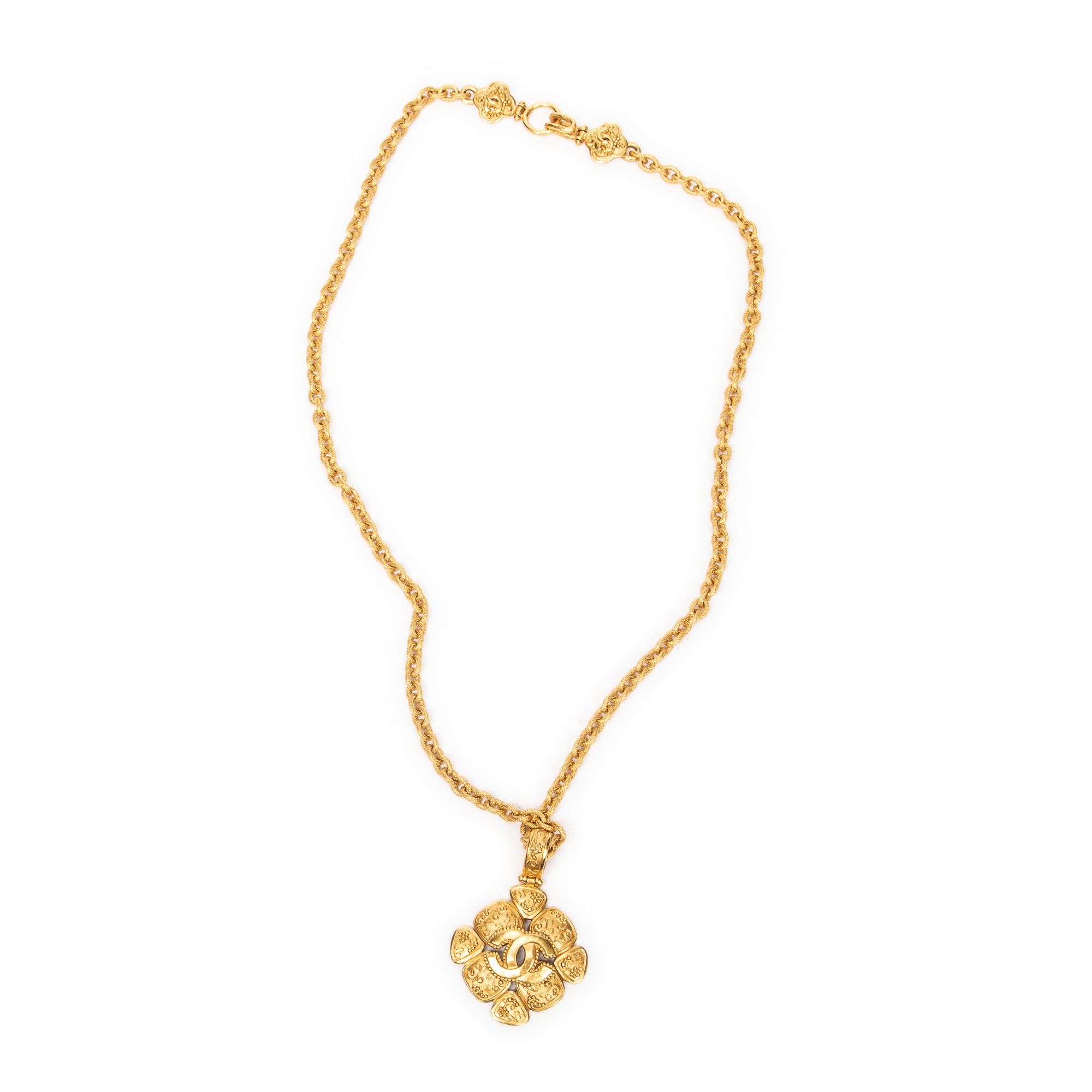 CC Pendant Chain Necklace