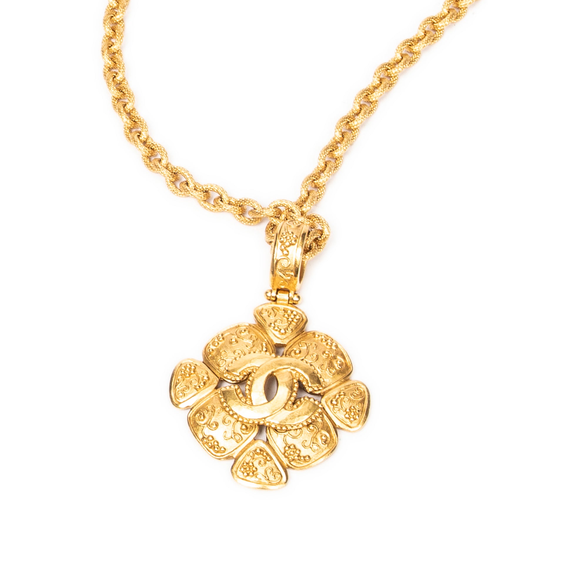CC Pendant Chain Necklace