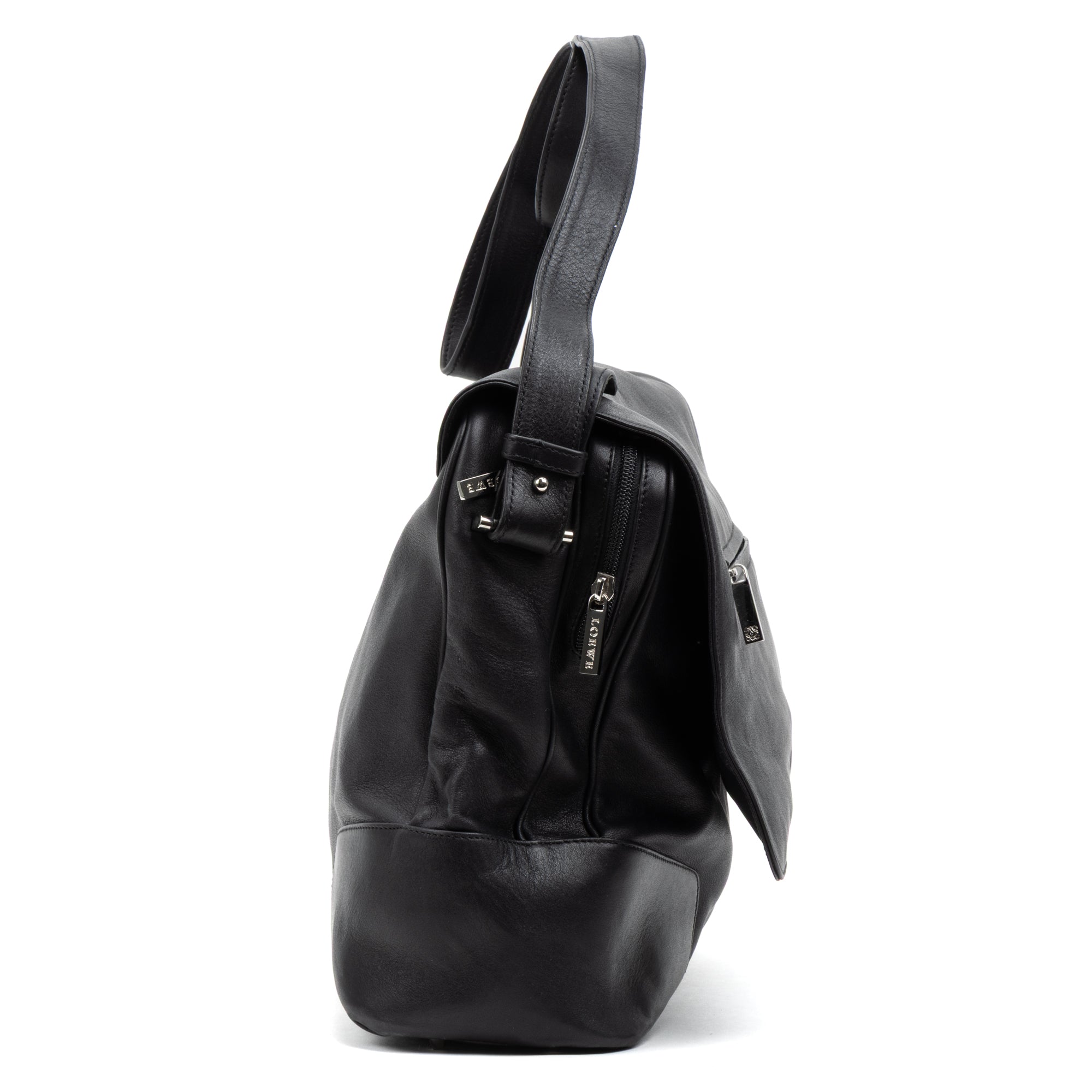 Front Zip Messenger Bag