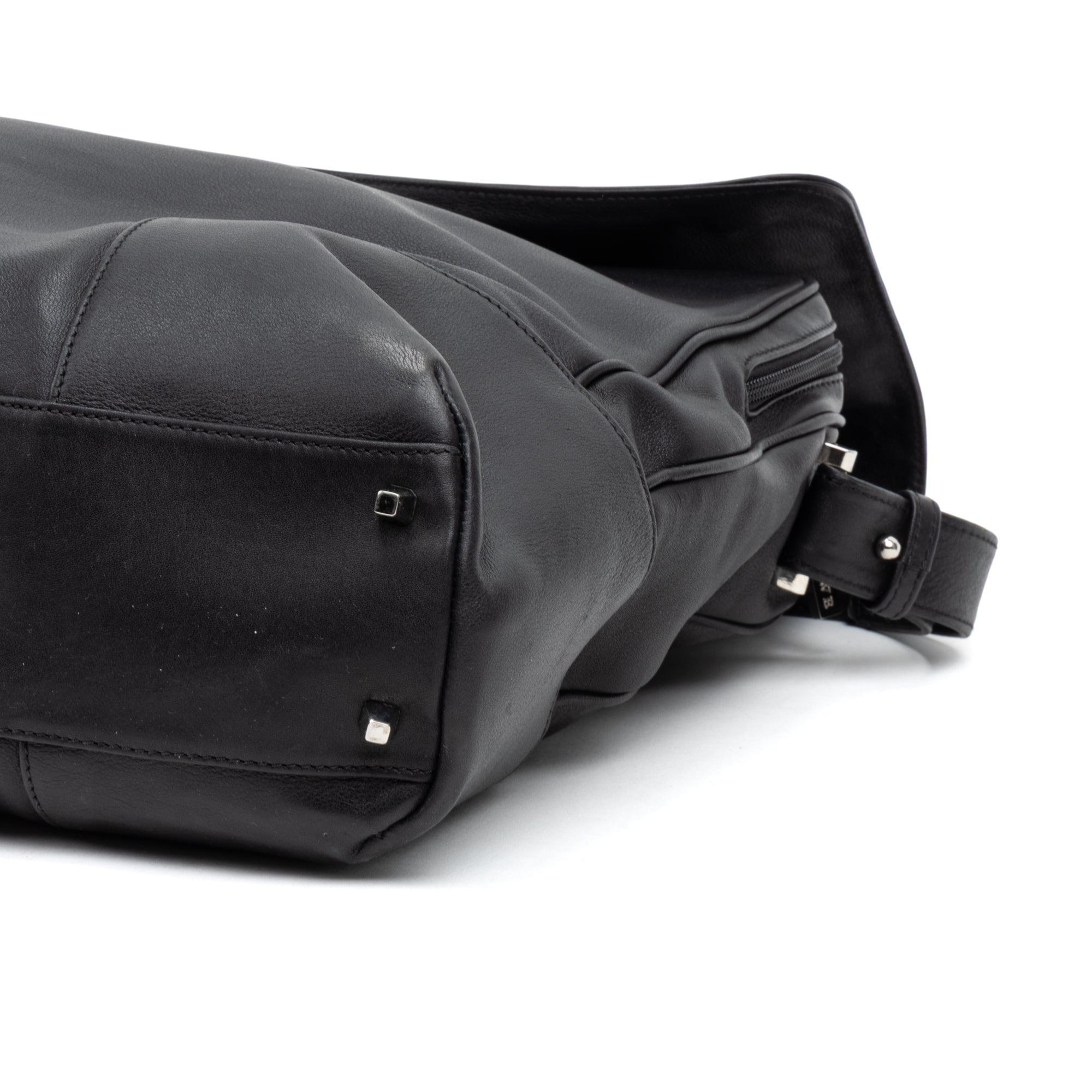 Front Zip Messenger Bag