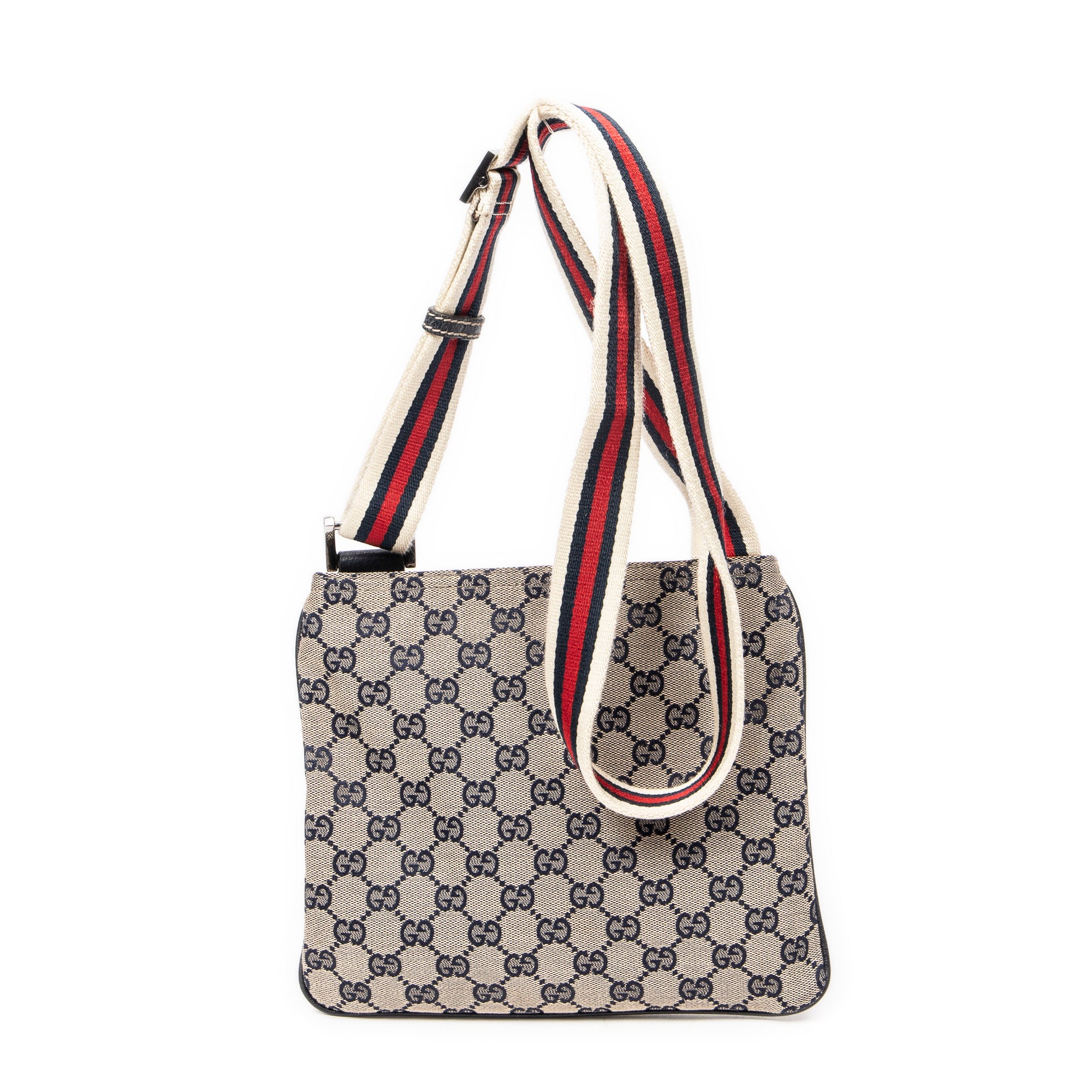 Web Small Flat Crossbody