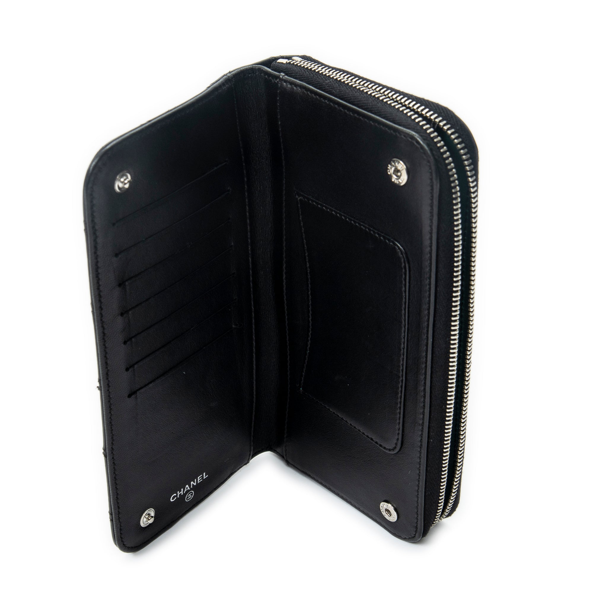 CC Paris New York Zip Around Wallet