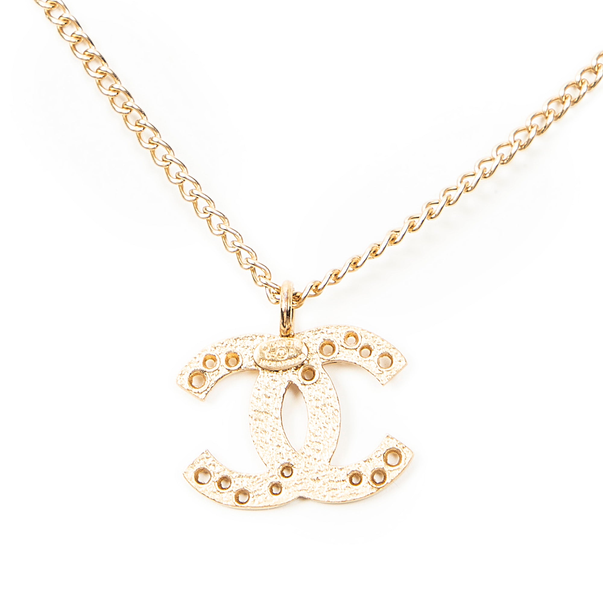 CC Pendant Chain Necklace