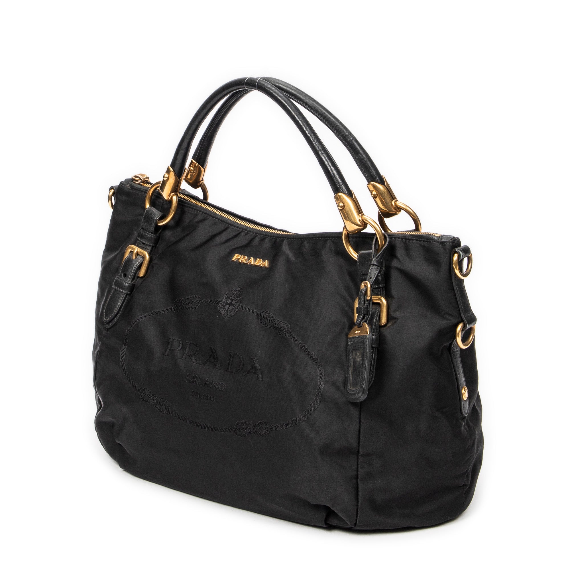 Convertible Jacquard Zip Tote