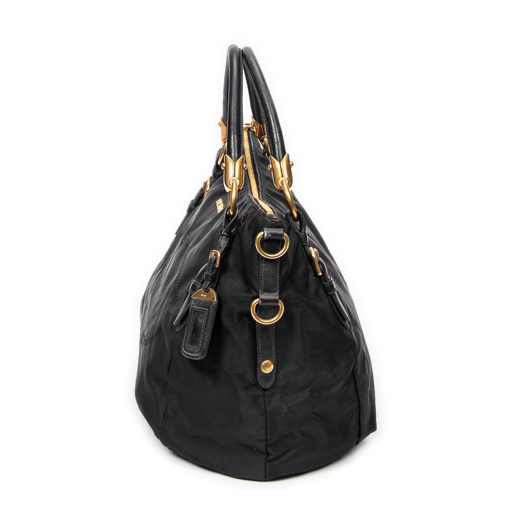 Convertible Jacquard Zip Tote