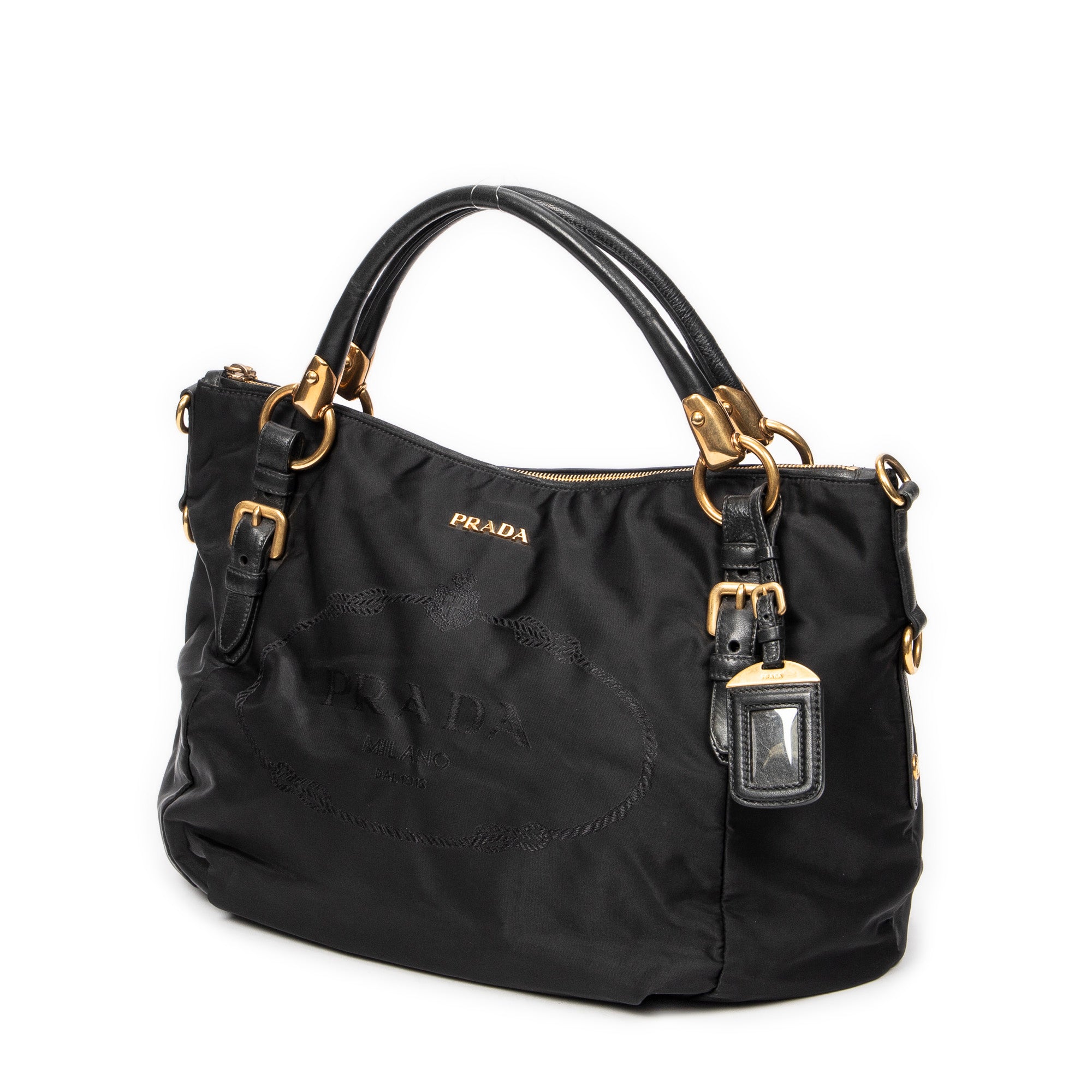 Convertible Jacquard Zip Tote