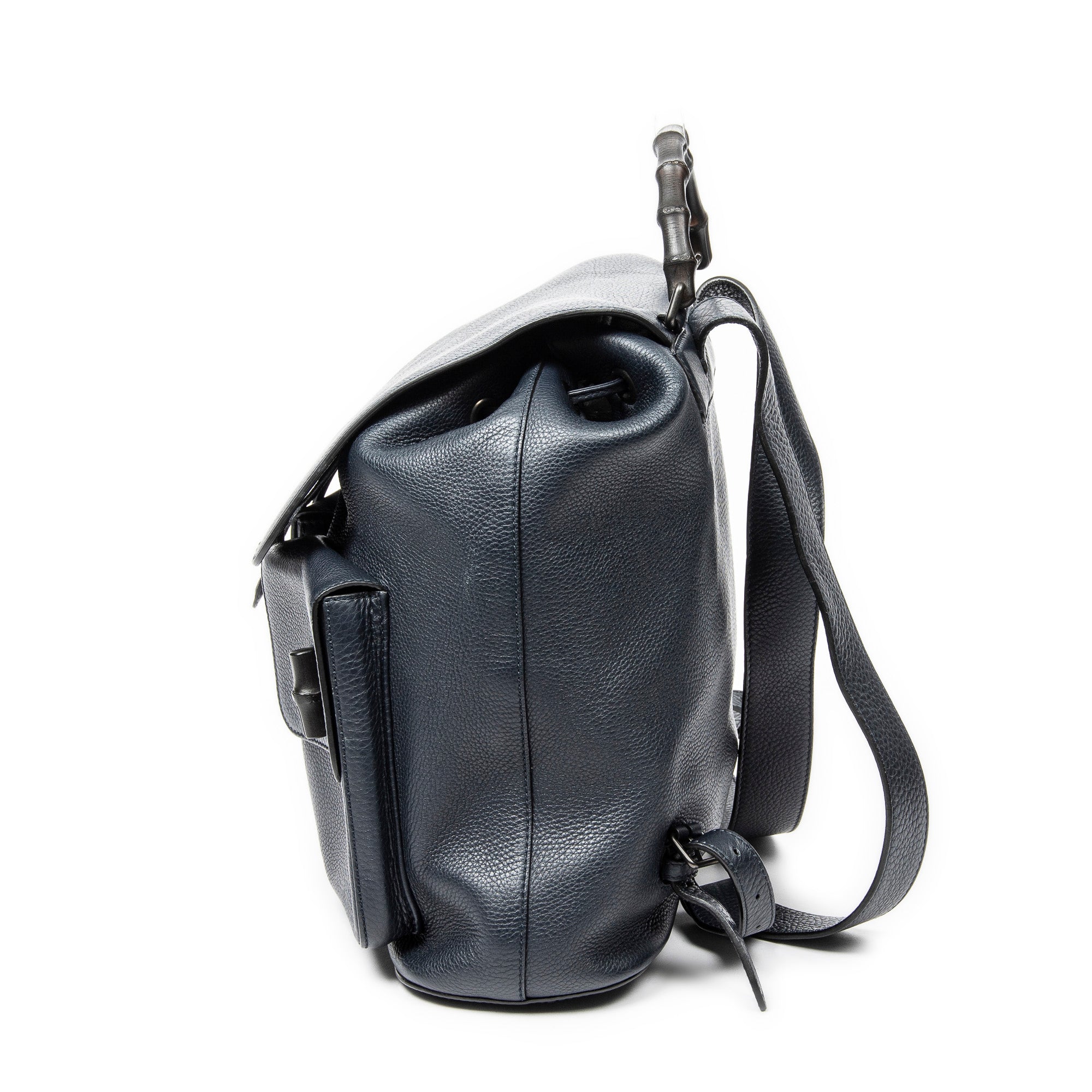 Large Bamboo Flap Backpack