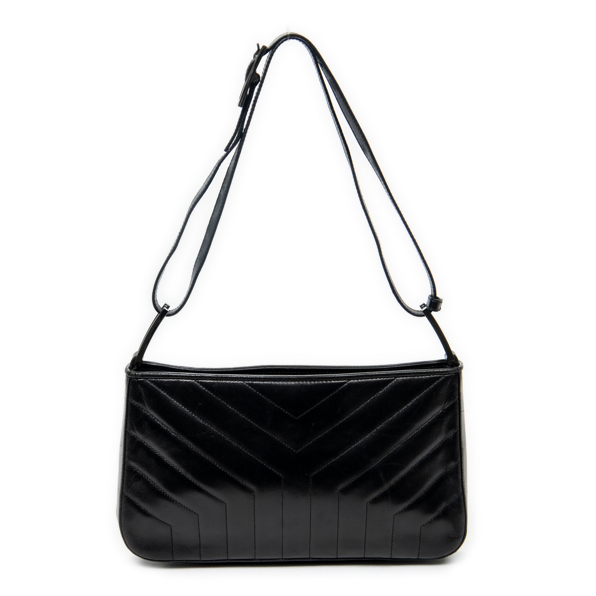 Rectangular Zip Shoulder Tote